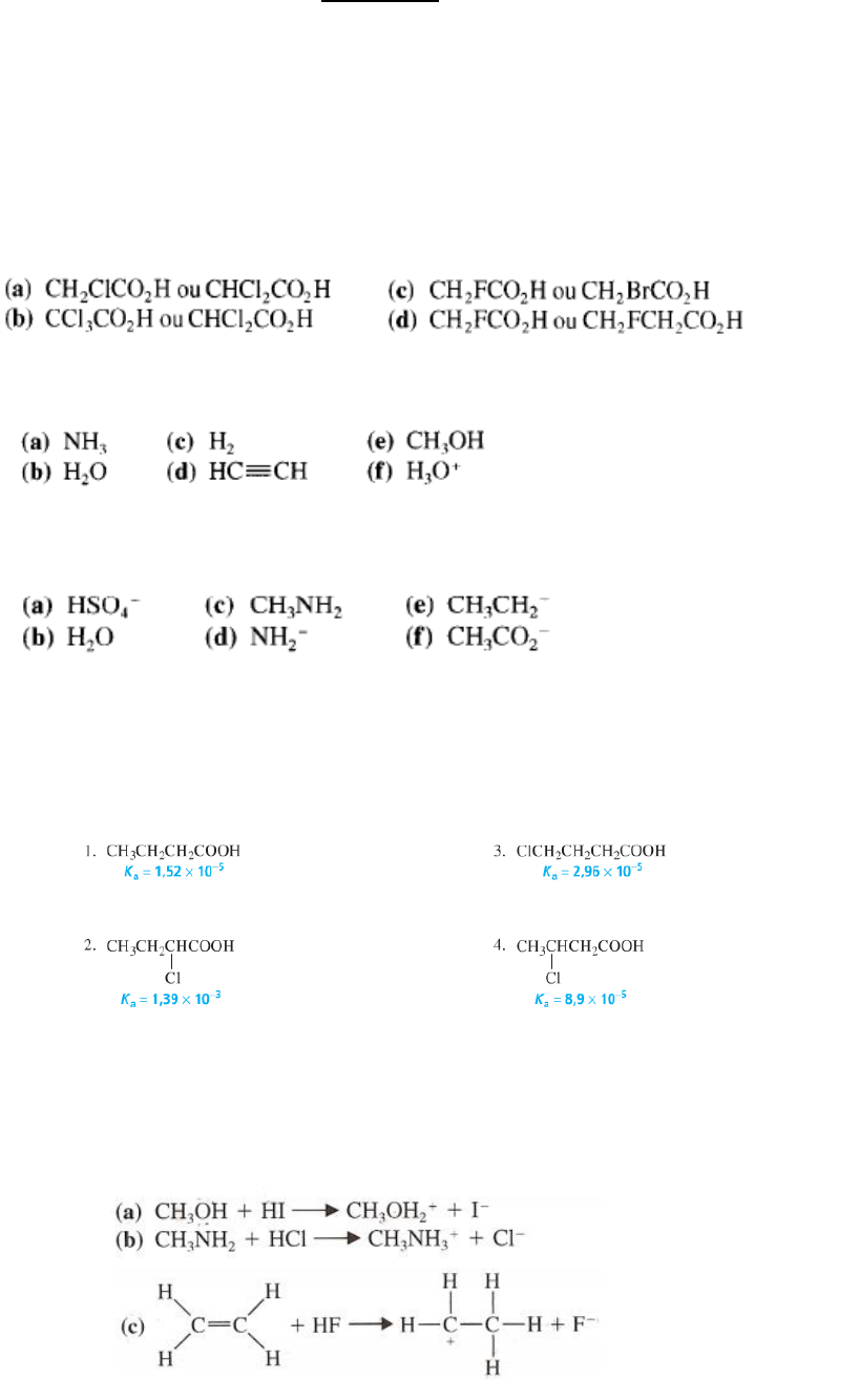 Lista De Exercícios ácido Base Química Orgânica I