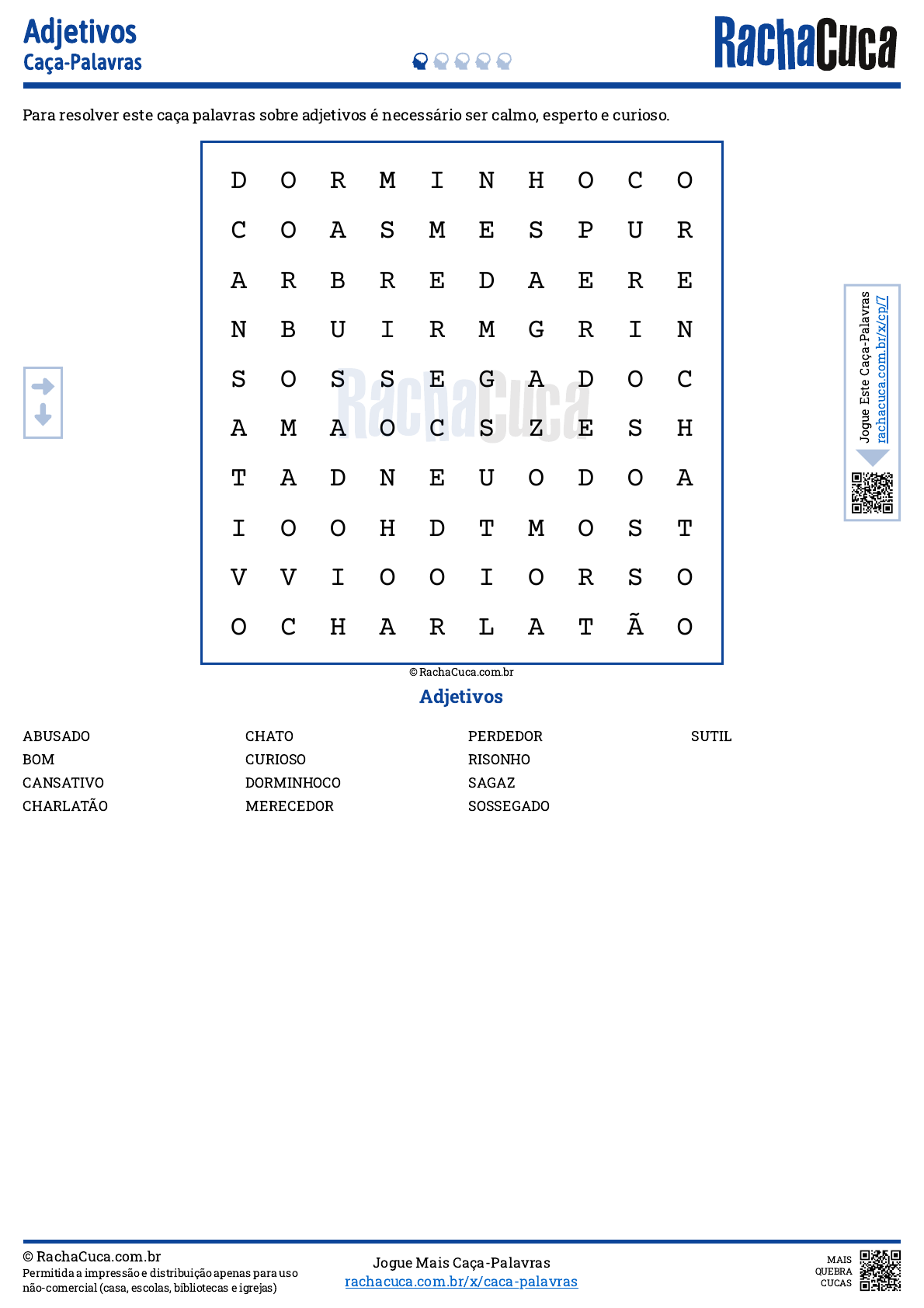 adjetivos-facil - Caderno