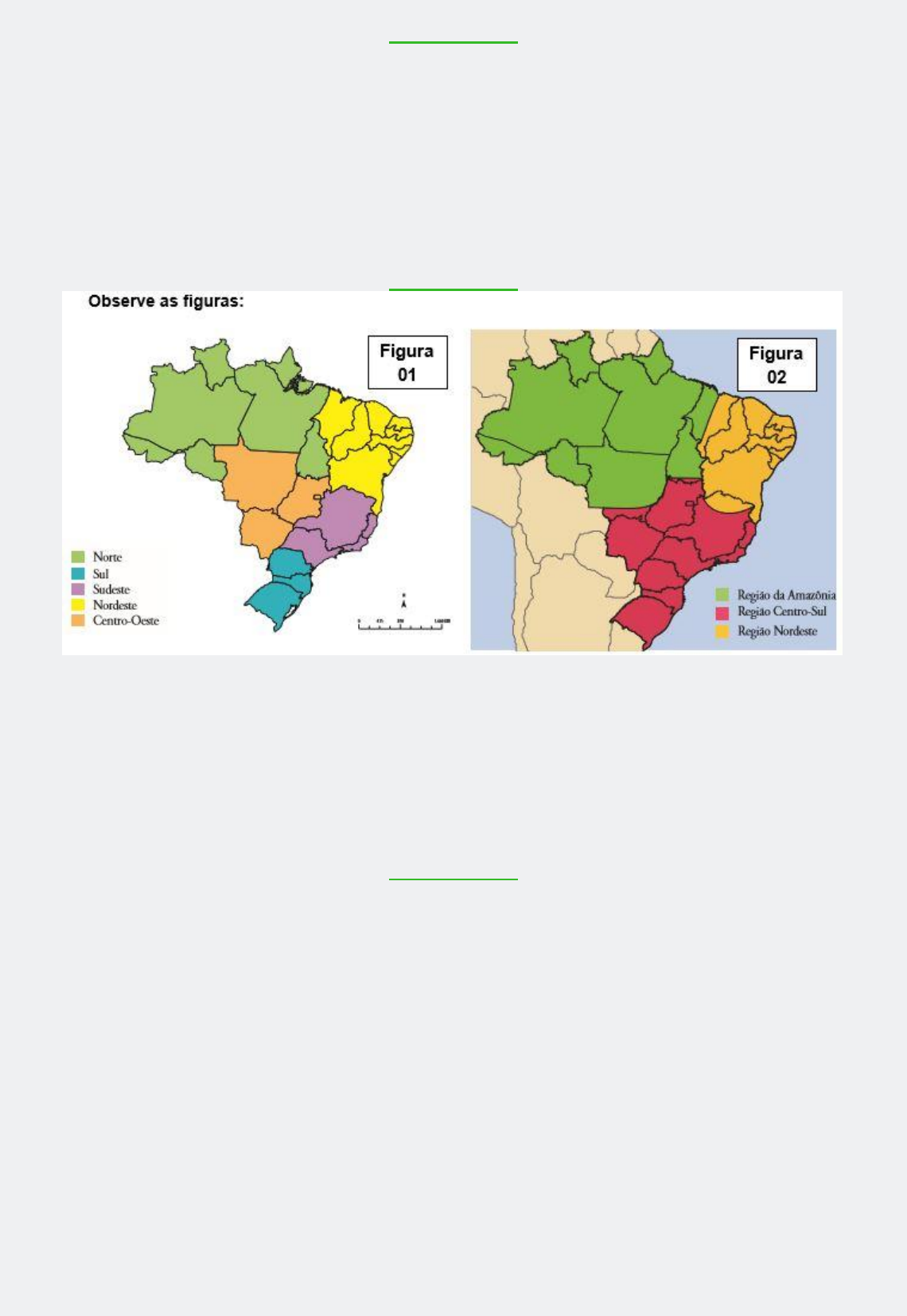 Brasil: Divisão Regional do IBGE - 1980 - Disciplina - Geografia