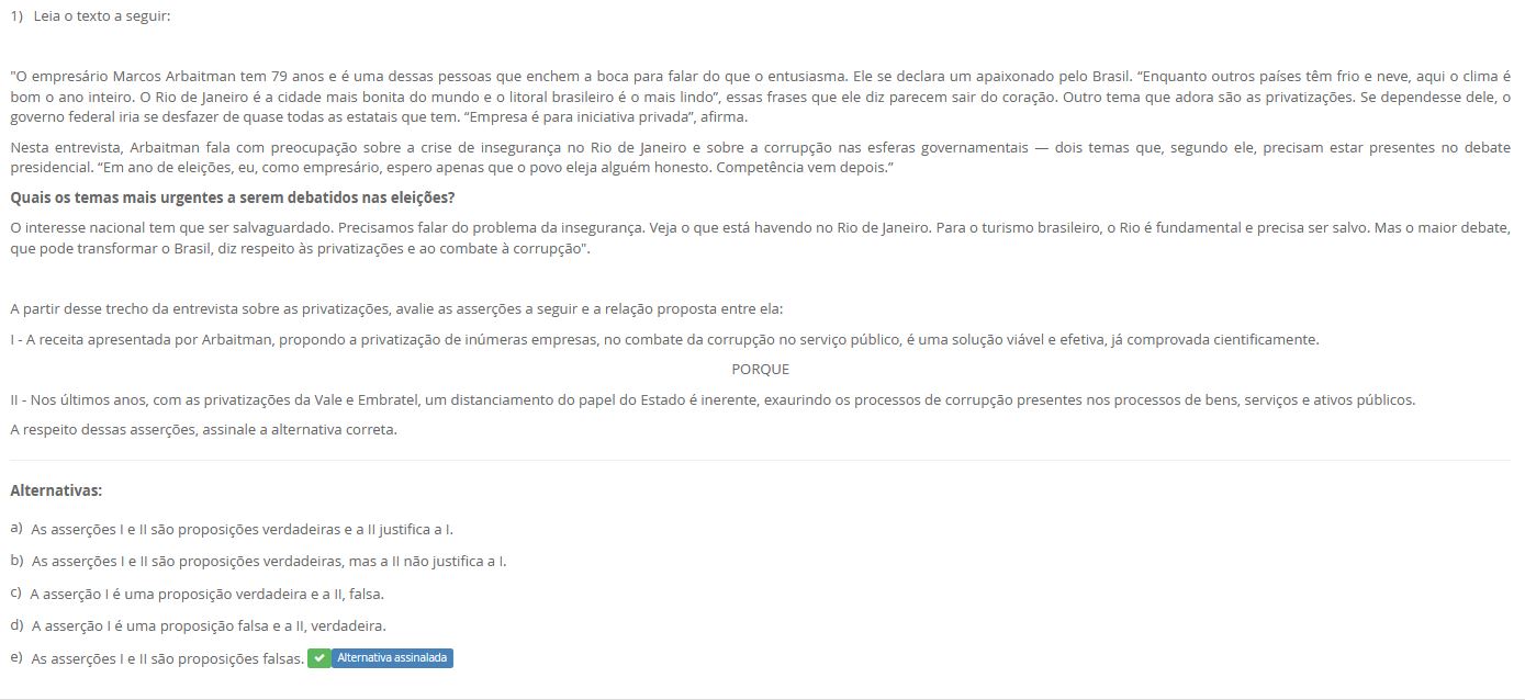 Av2 - Sociedade Brasileira E Cidadania - A - Sociedade E Cidadania