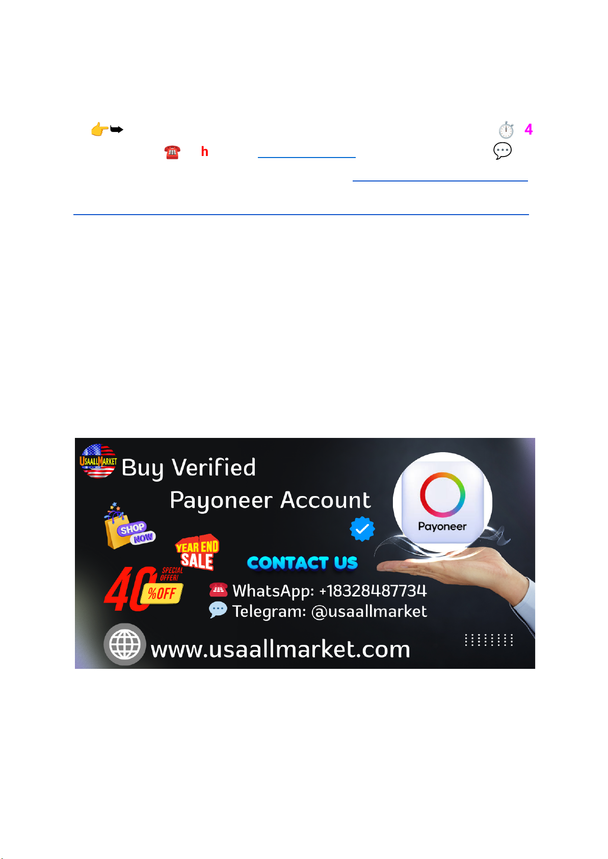 Free: Top Website to Buy Verified Payoneer Accounts This Month - Clear and  Objective PDF Material for Quick Study | Passei Direto