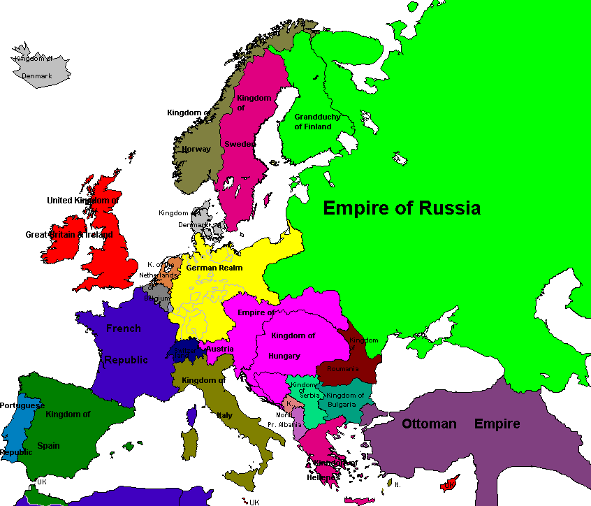 Europa 1914 Formação do Sistema Internacional