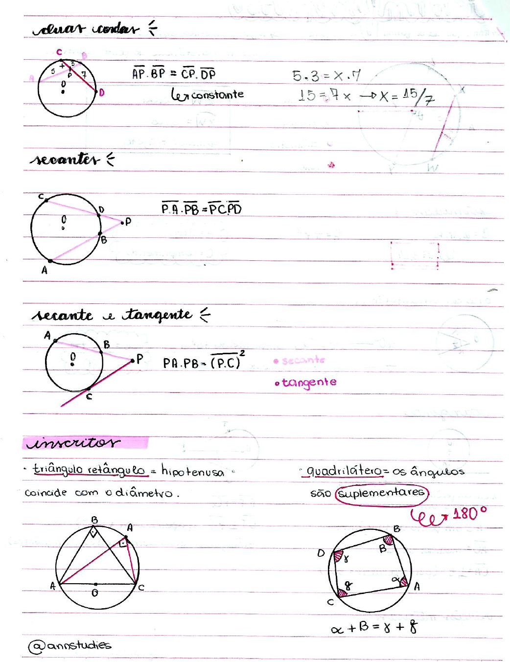 Círculo E Circunferência - Matemática