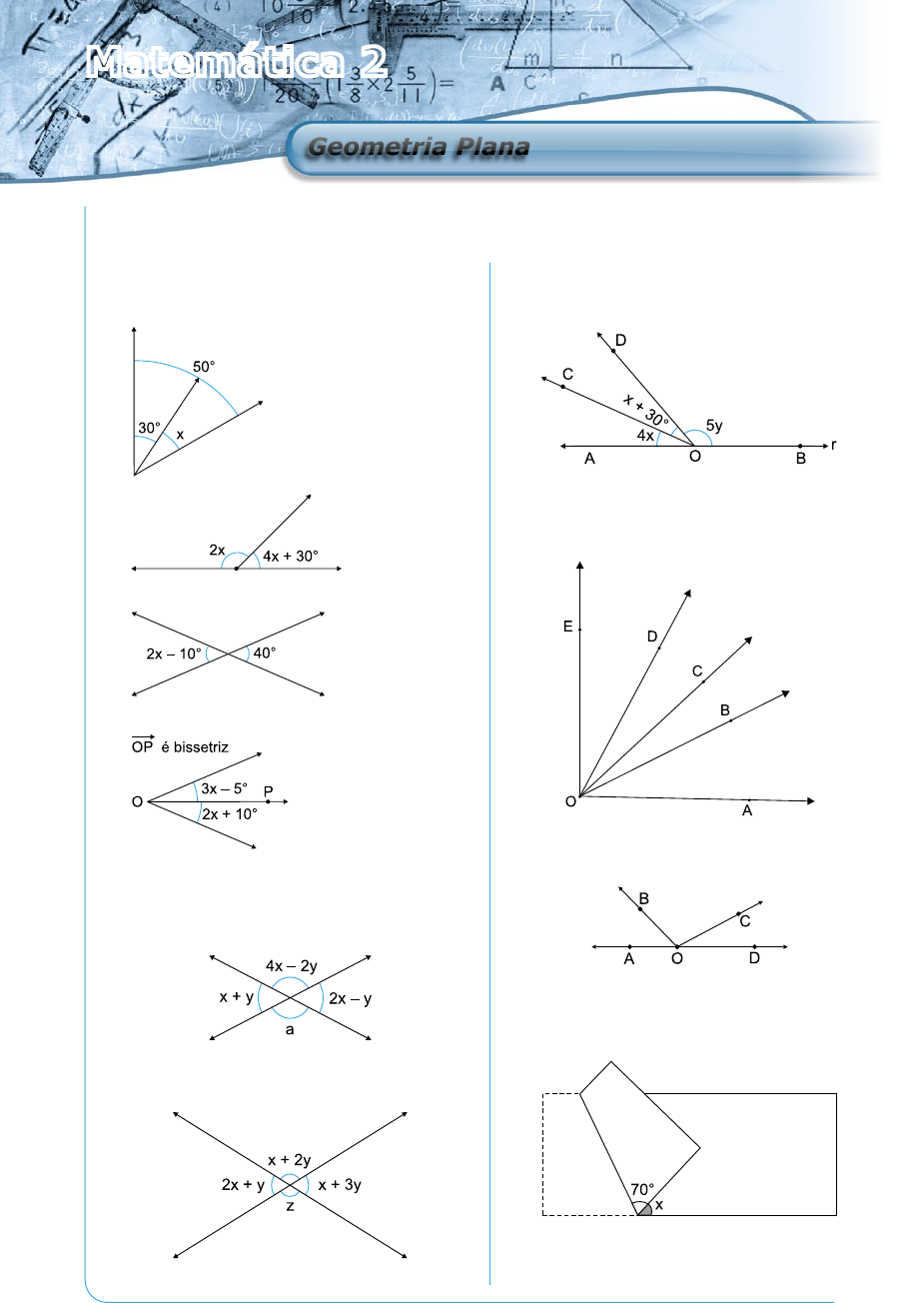 TESTES - GEOMETRIA PLANA - Matemática