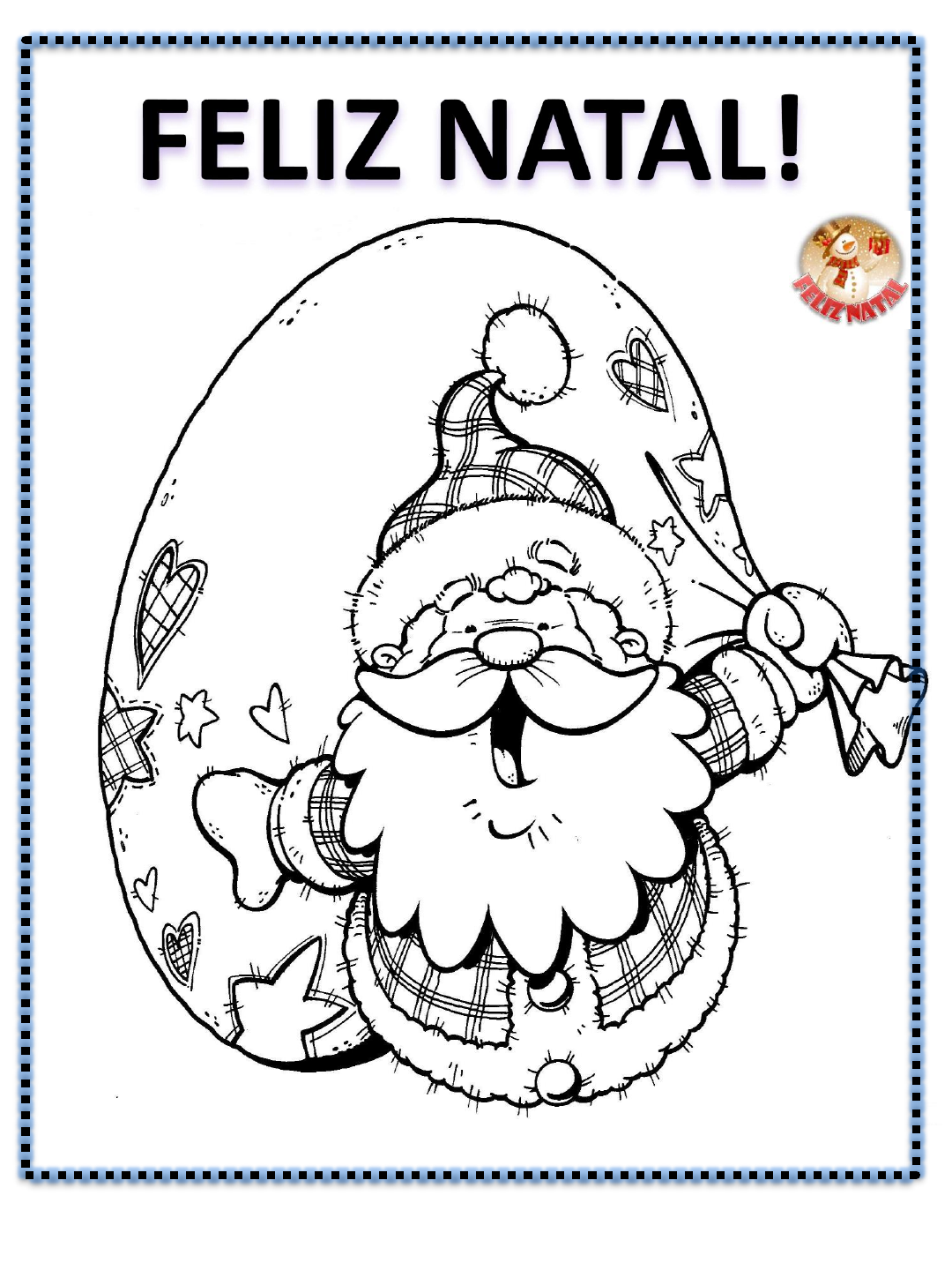 natal Archives - Desenhos para pintar e colorir