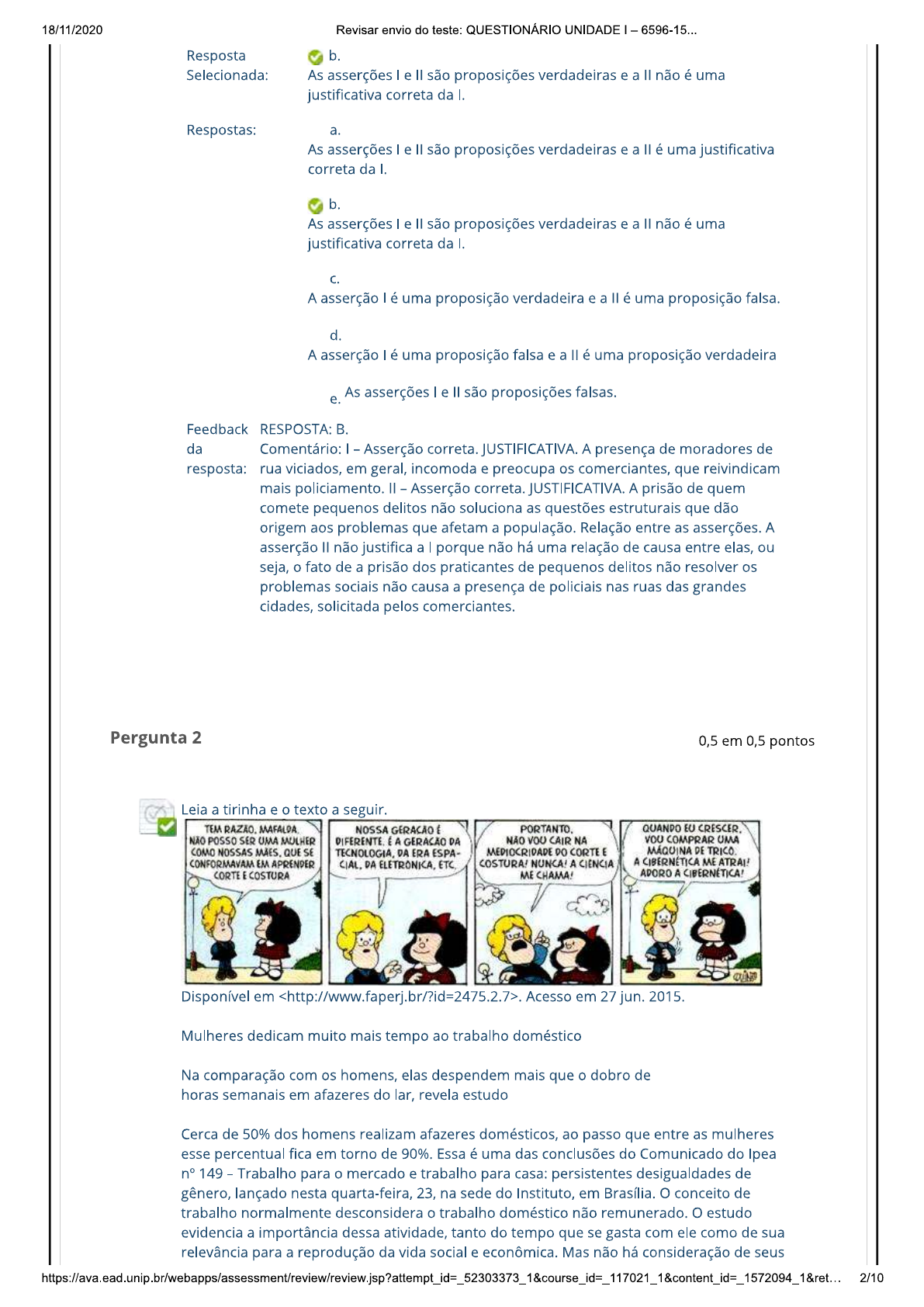 Prova De Estudos Disciplinares 1 Semestre - Gestão Comercial