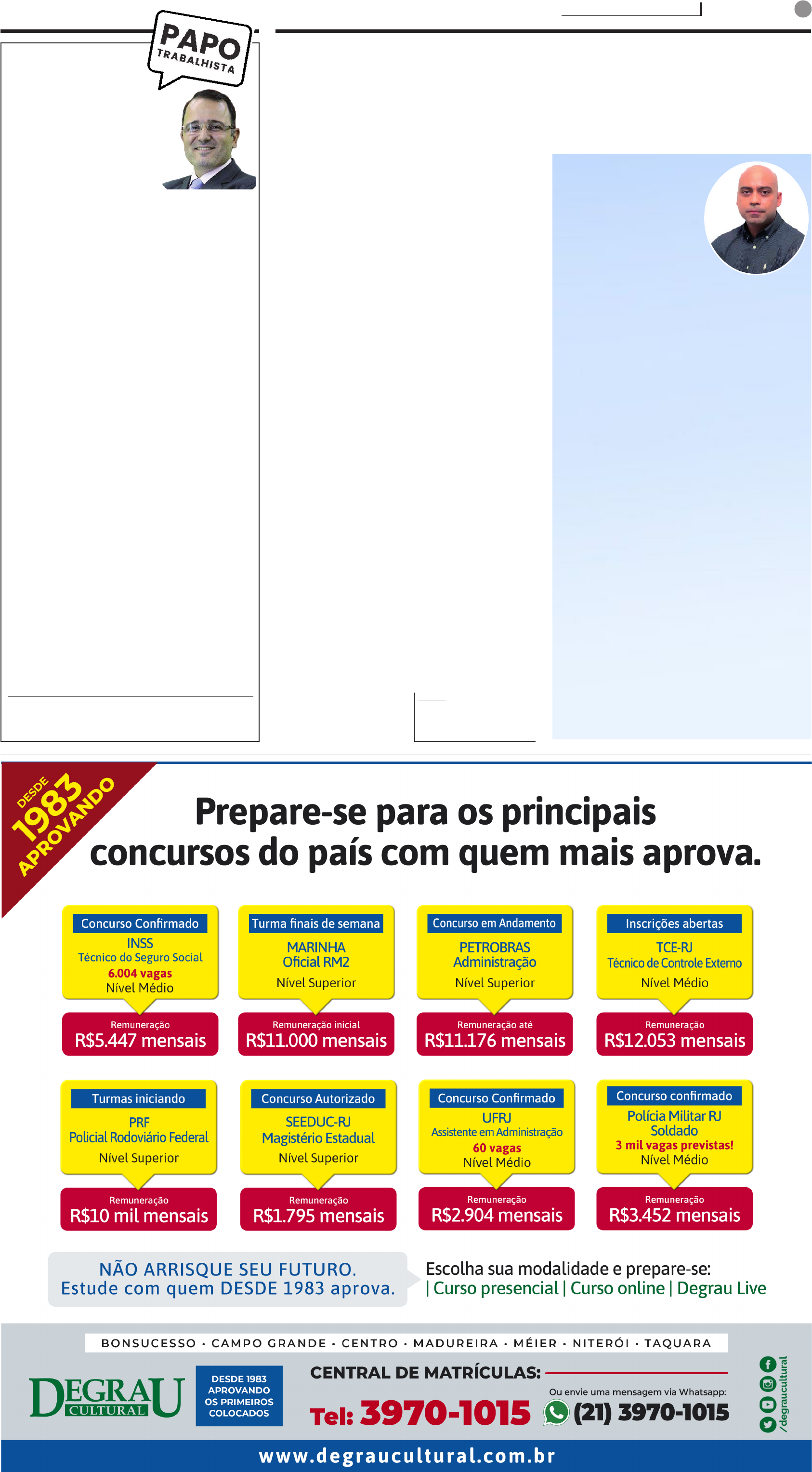 Concurso Cress RJ: quase 2 mil inscritos em ampla concorrência - Degrau  Cultural