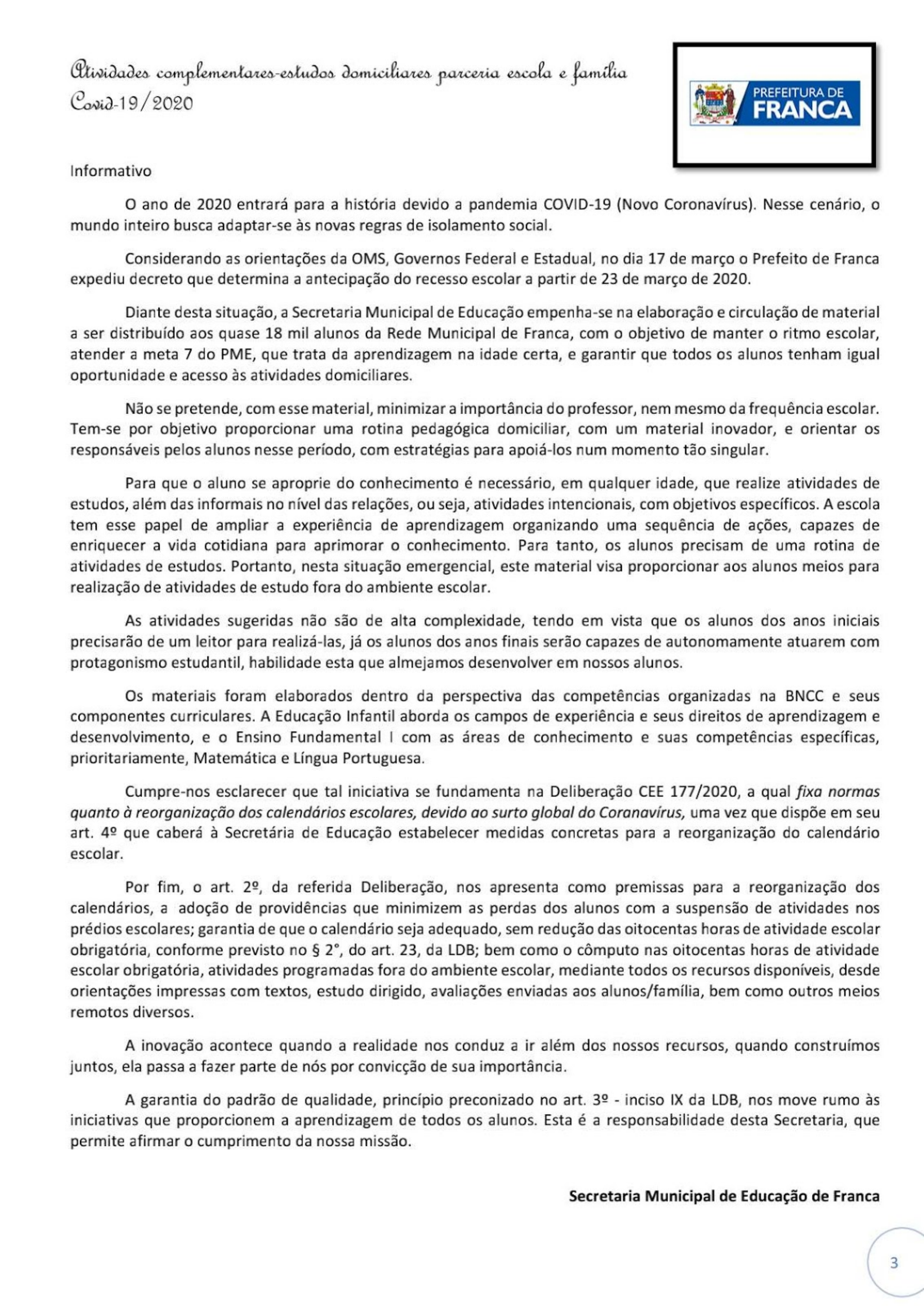 7 Ano Atividades Complementares, PDF, Família