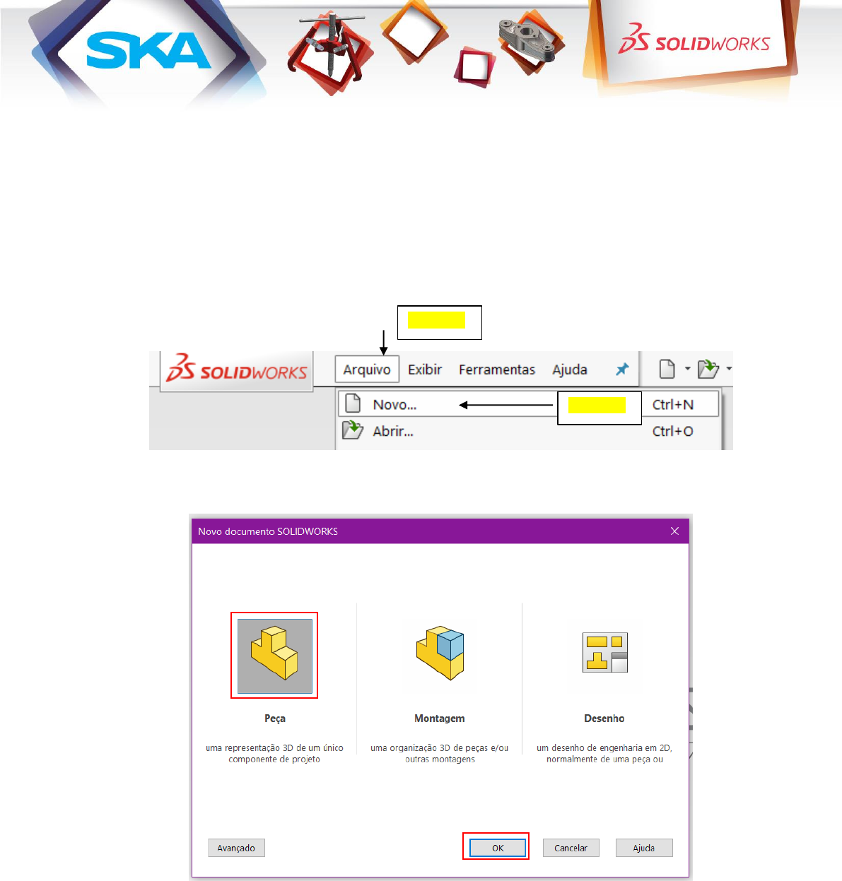 Grátis: APOSTILA SOLID WORKS - NIVEL I - Material Claro e Objetivo em PDF  para Estudo Rápido, image size:1191x1247