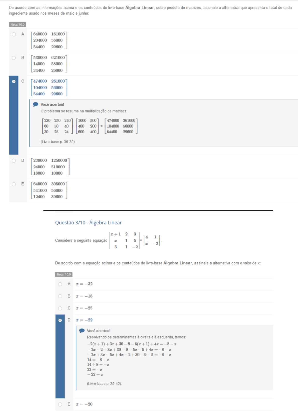 Apol Algebra Linear Lgebra Linear I