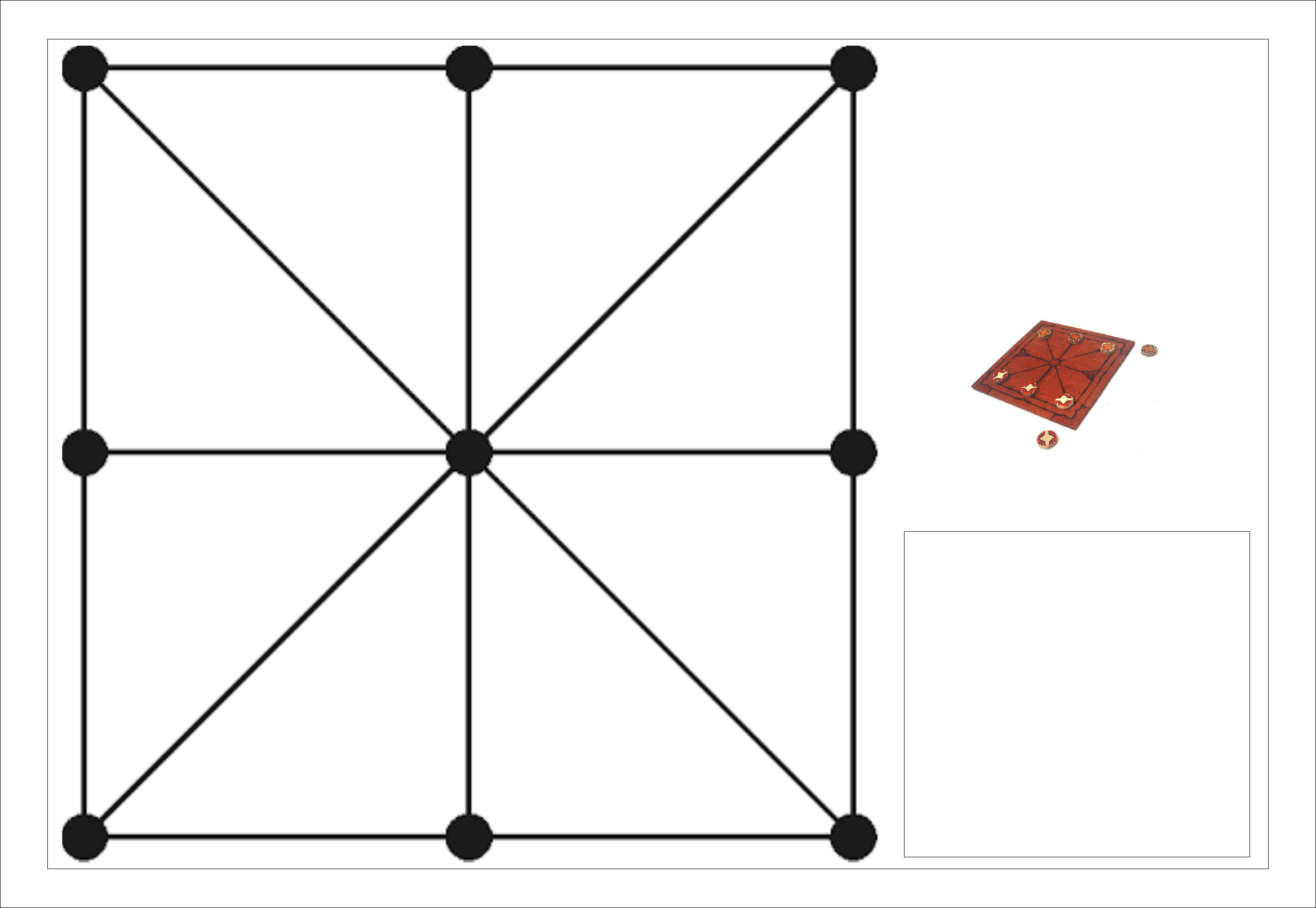 Jogo Africano Borboleta / Lau Kati Kata