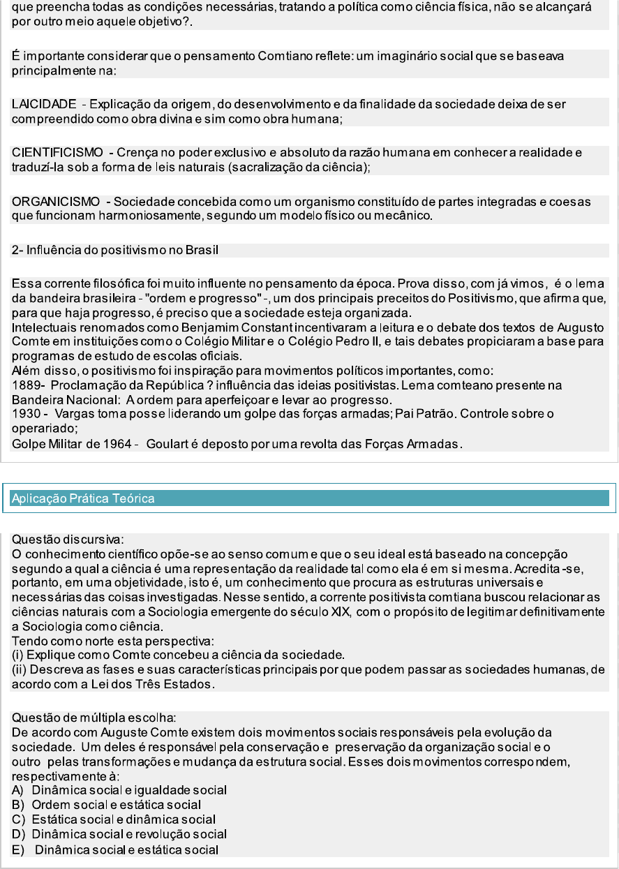 Cite E Explique As Principais Ciencias Sociais - FDPLEARN