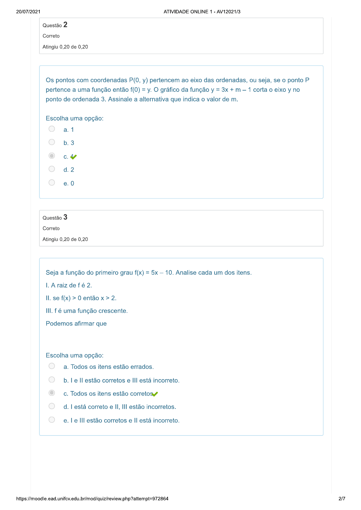 ATIVIDADE 1 - MÉTODOS QUANTITATIVOS MATEMÁTICOS - Métodos Quantitativos ...