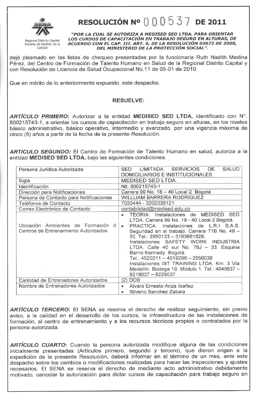 Medised-Ltda - Biologia