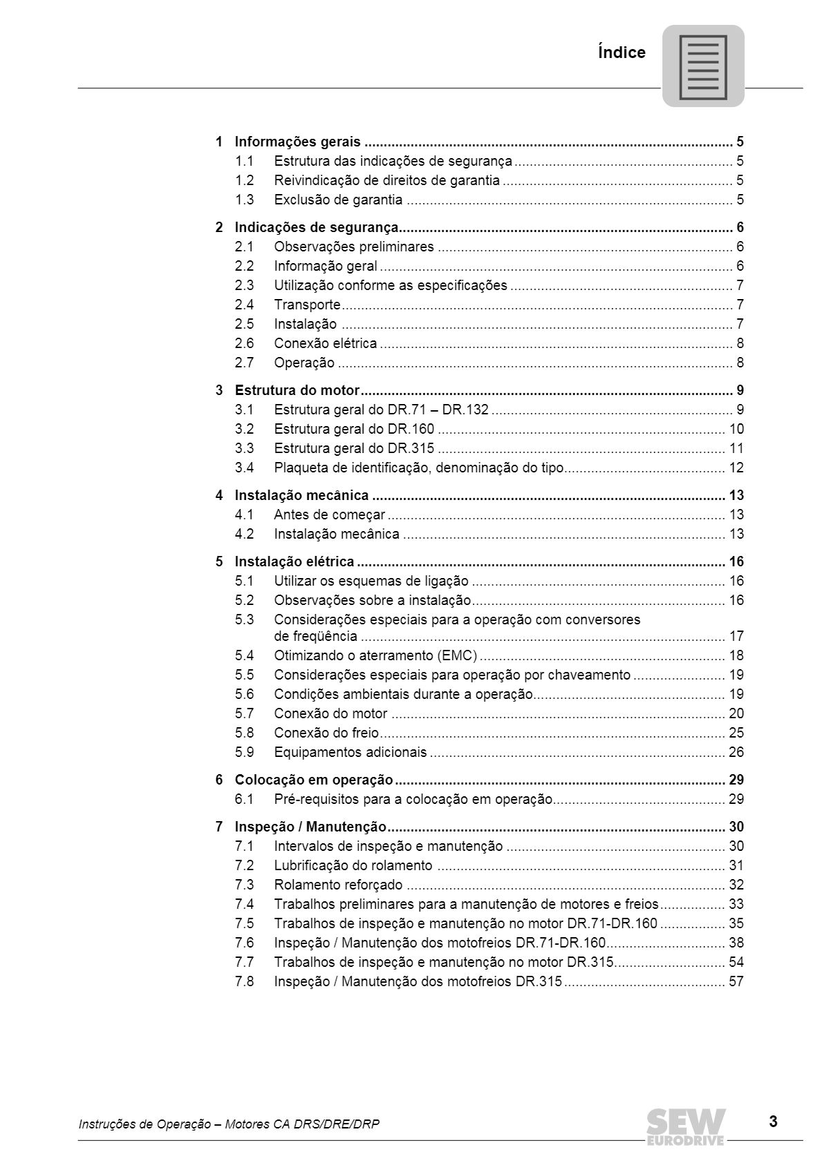 7 - SEW-EURODRIVE Manualzz - Mecânica Geral