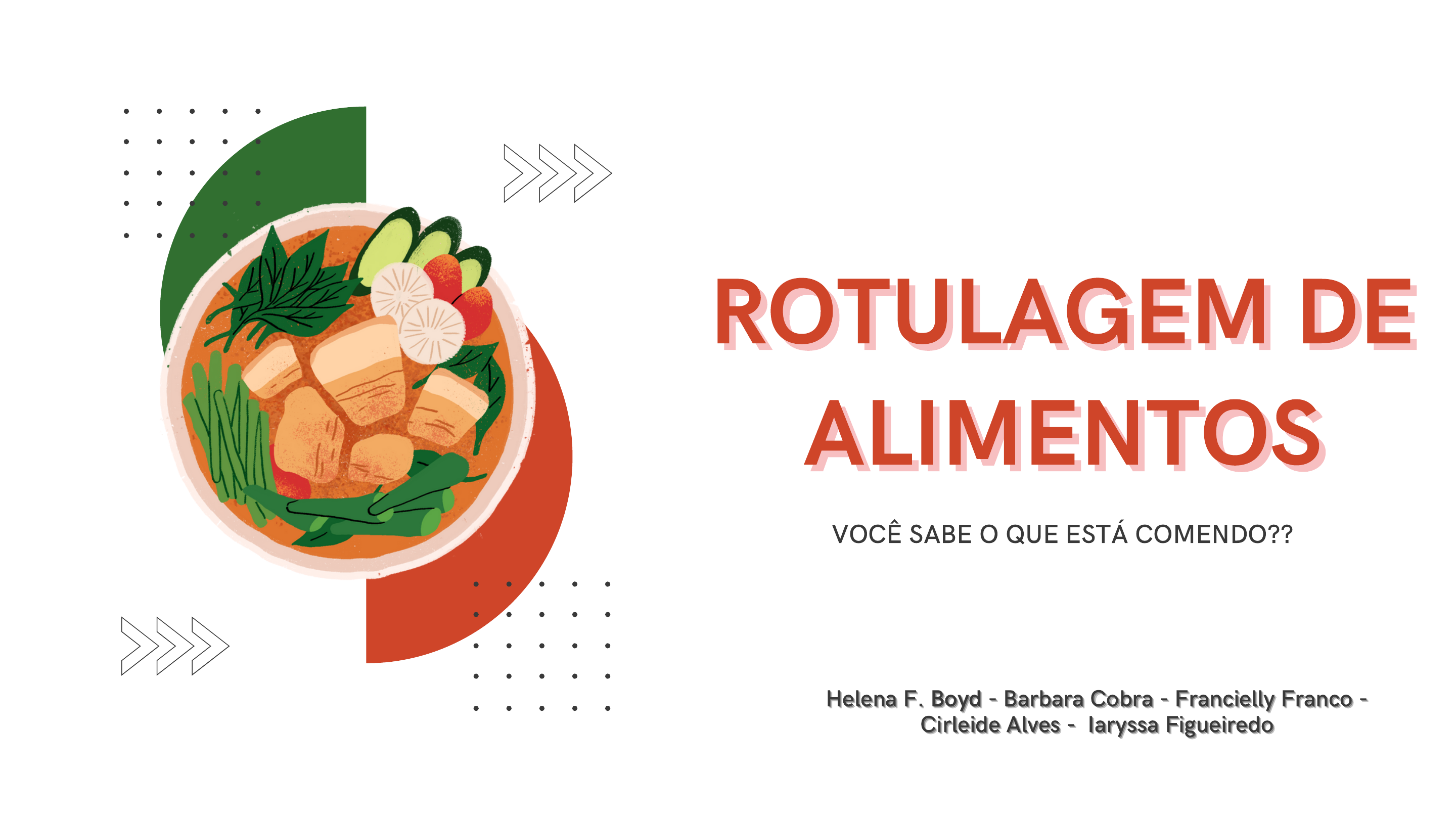 Trabalho - rotulagem de alimentos - Uan