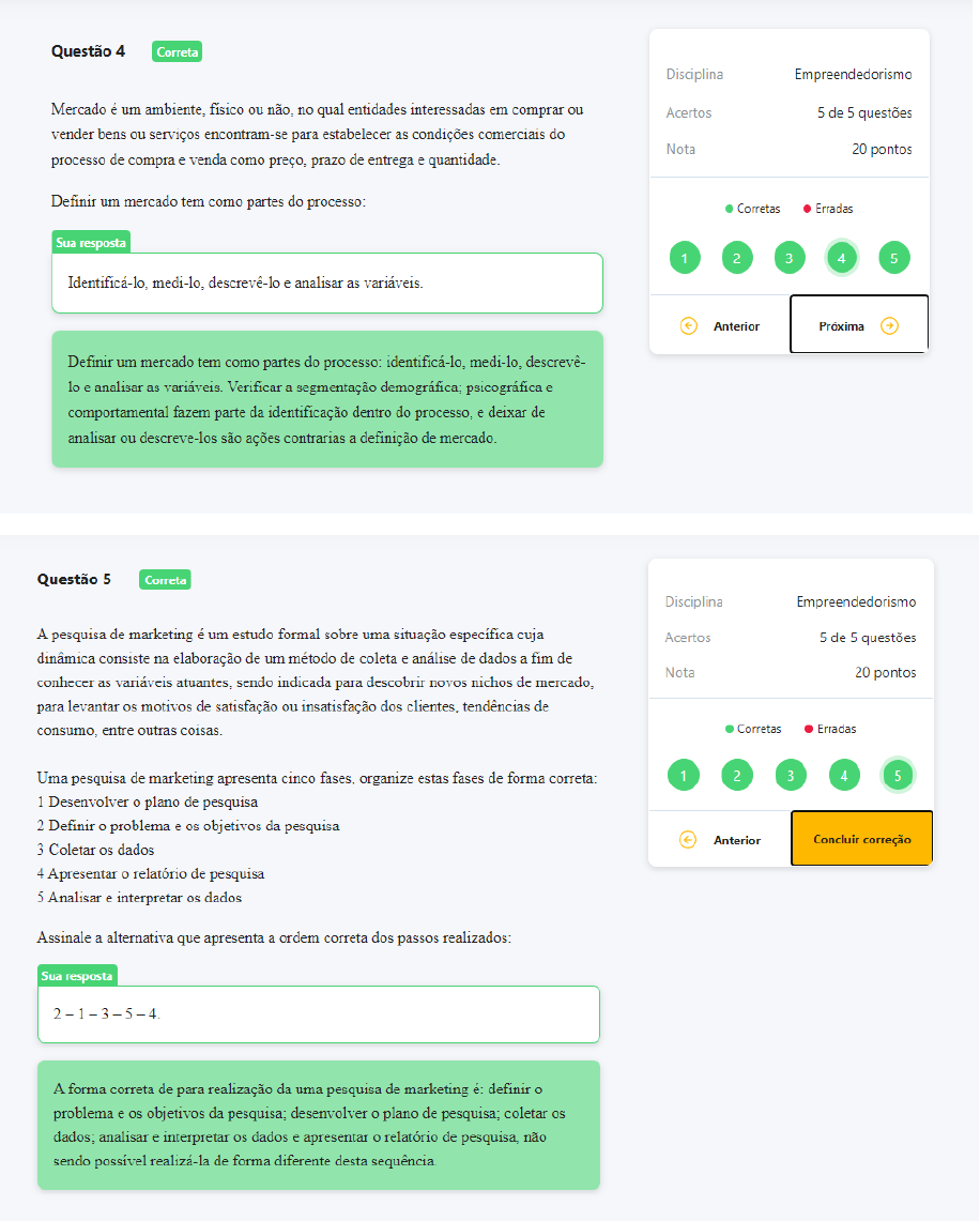 Exercício Unidade 2 - Ampli Empreendedorismo - Empreendedorismo