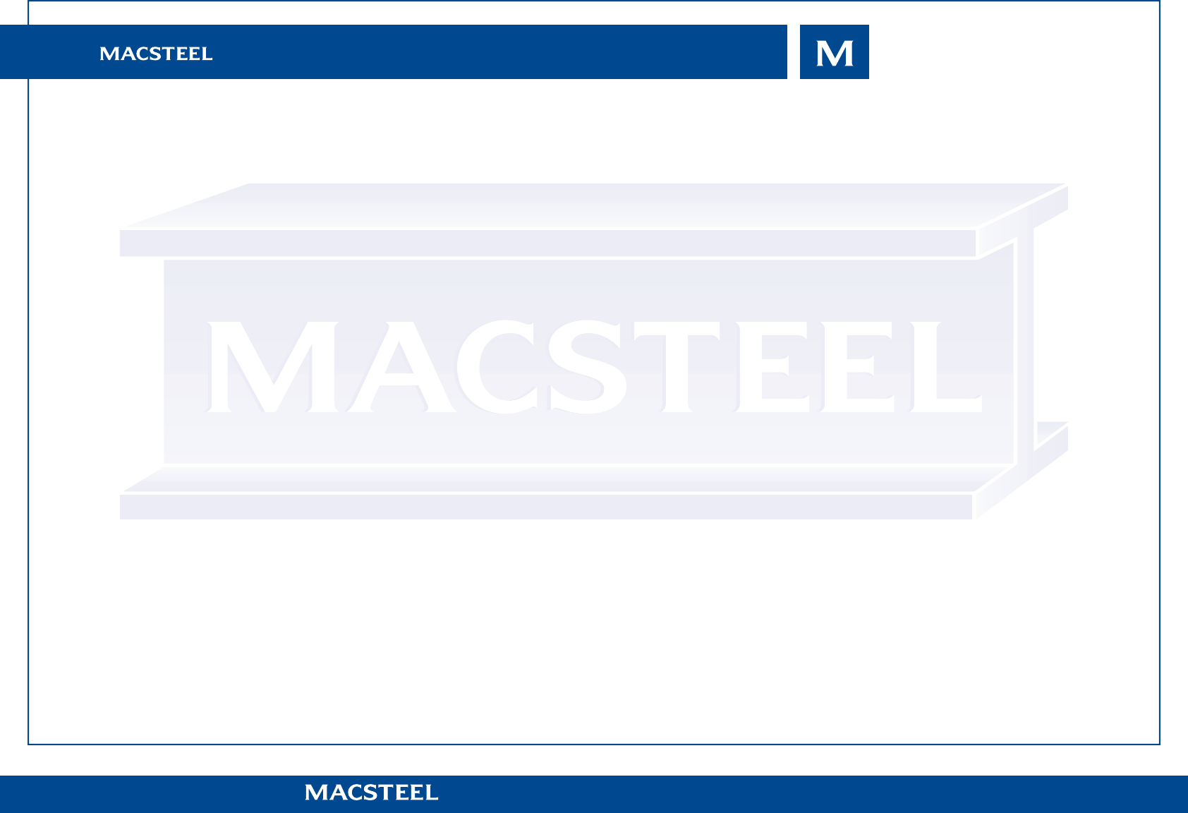 Macsteel  Structural Steel Rail