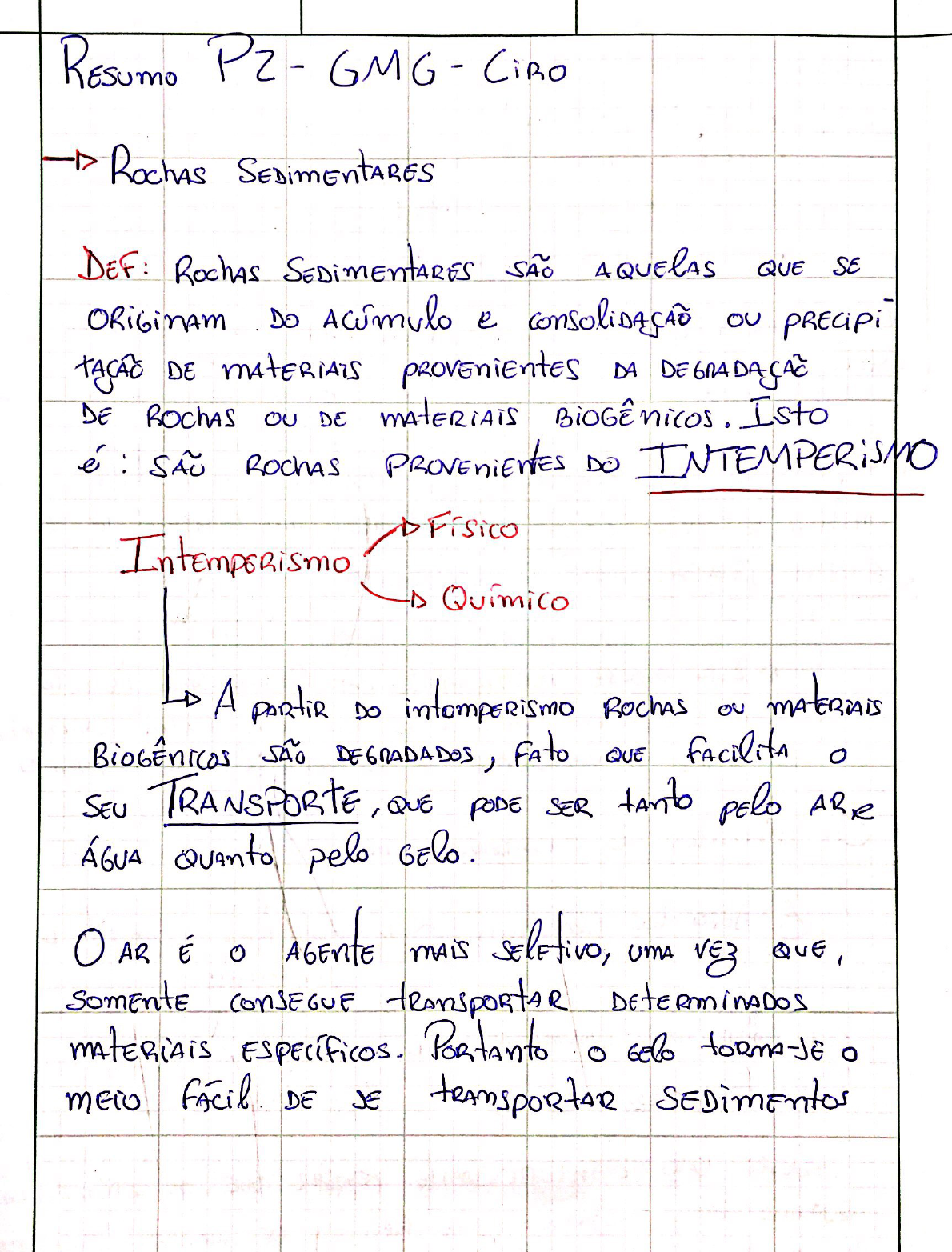 Fundamentos de Geologia e Mineralogia Resumo P2 GMG Ciro POLI