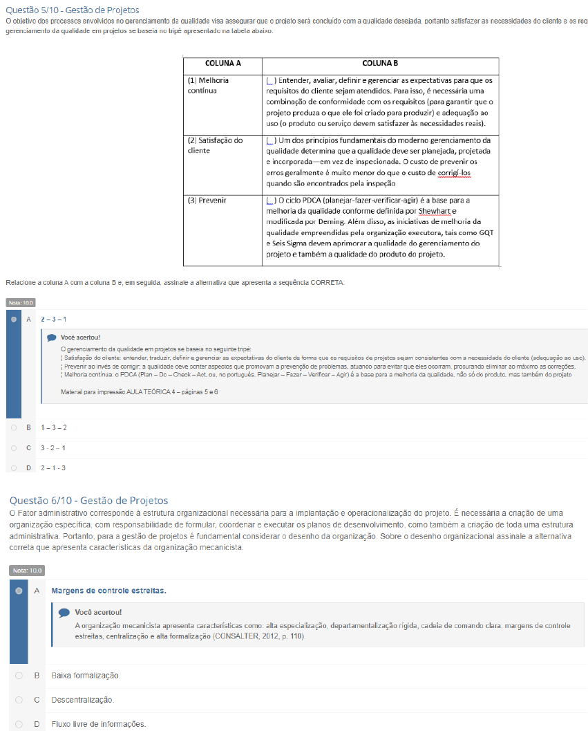 Gestao De Projetos APOL2 - Gestao De Projetos L