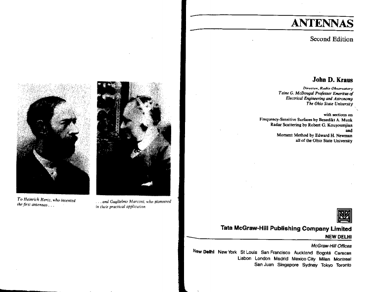 Antenna and Wave Propagation John D. Kraus Propagação e Antenas