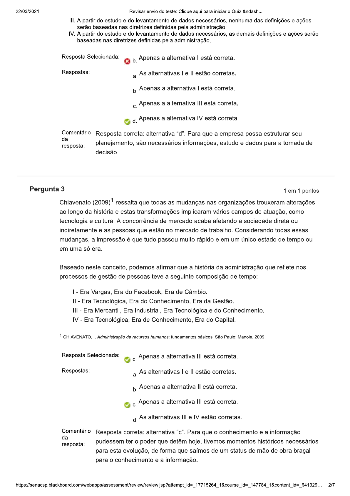 Quiz Gestão de pessoas - Gestão de Departamento Pessoal