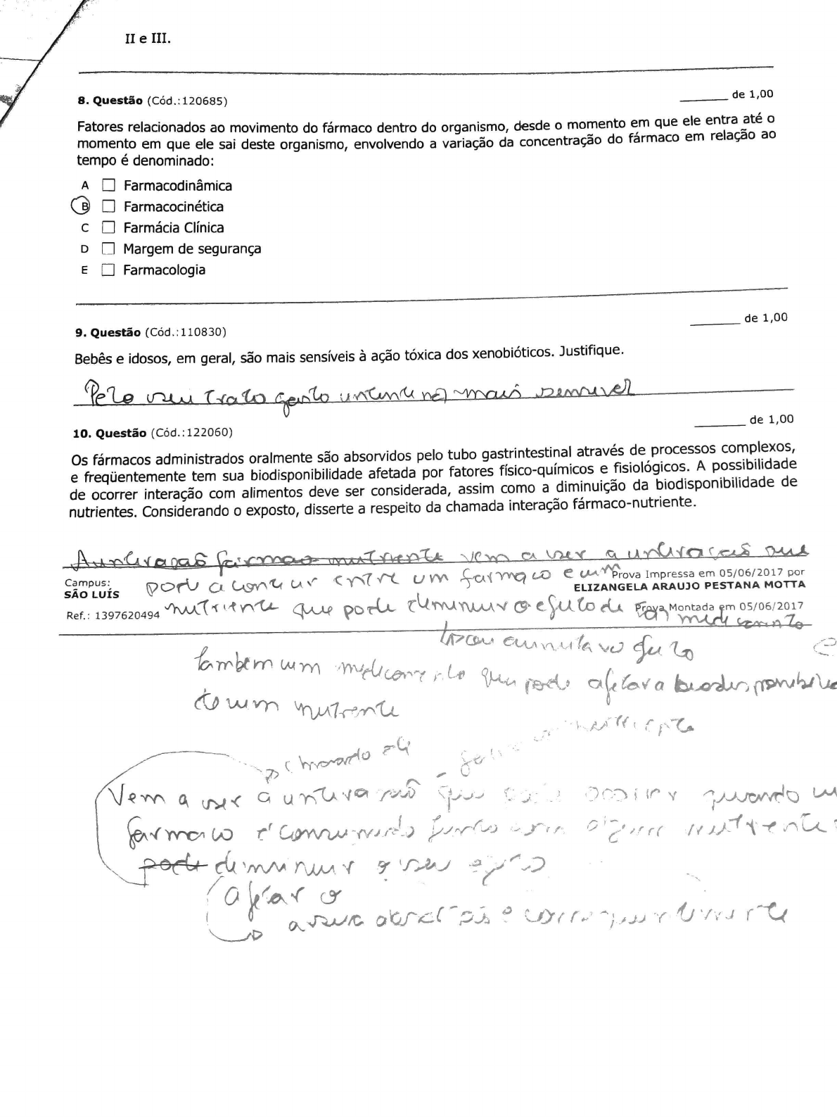 Tfm Prova Av De Farmacologia Aplicada Nutrio Farmacologia Te Rica