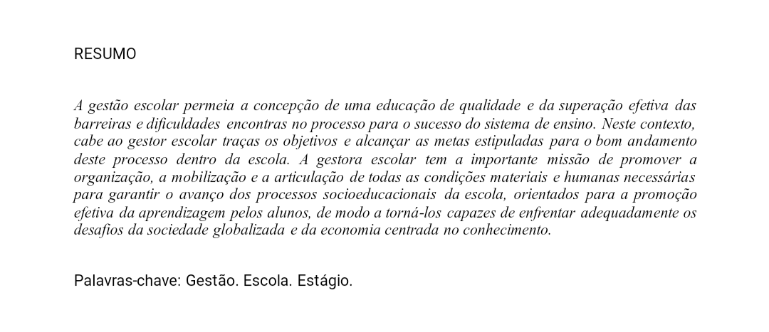 Exemplo De Como Escrever O Tema Em Projeto De Estagio