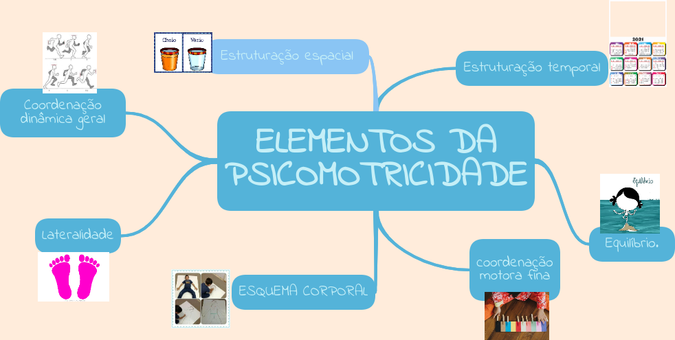 Elementos da psicomotricidade - Desenvolvimento Psicomotor na Infância