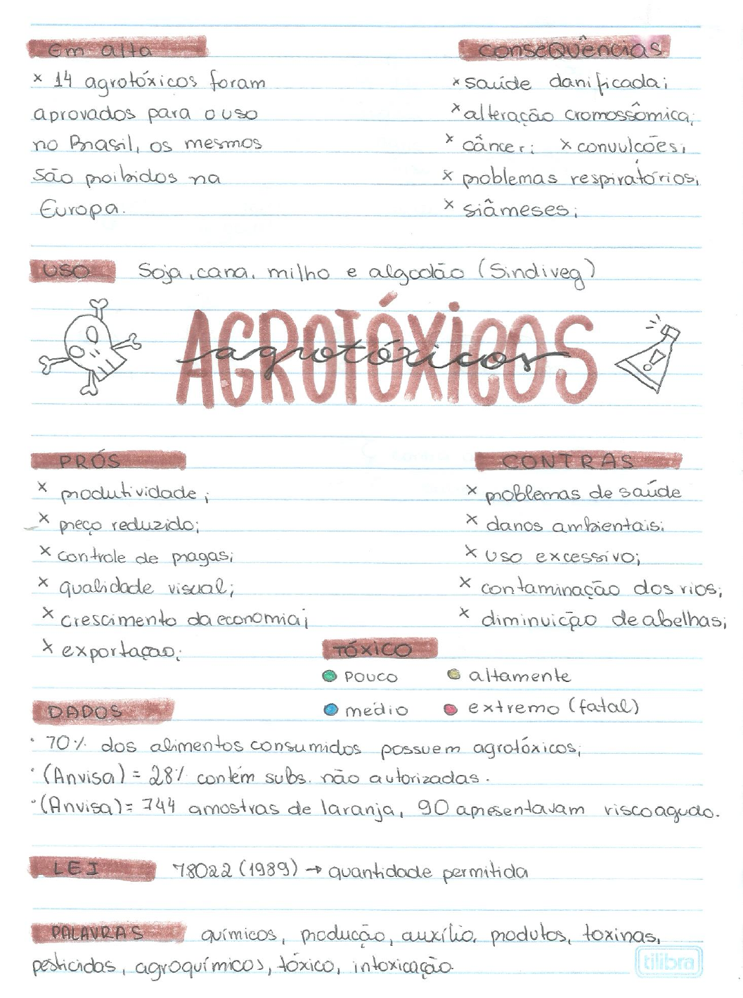 Agrotóxicos - TEMA DE REDAÇÃO - Redação
