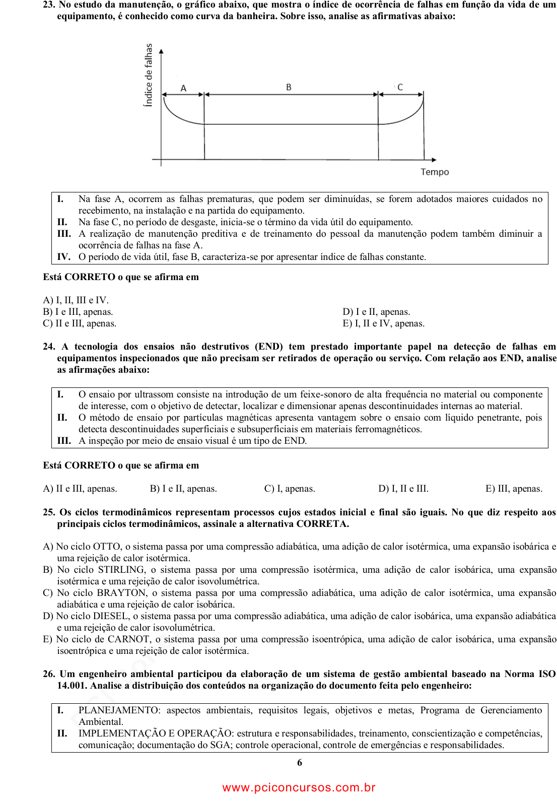Prova COMPESA - UPENETIAUPE - 2013 - para Analista de Saneamento -  Engenheiro Mecânico.pdf - Provas de Concursos Públicos