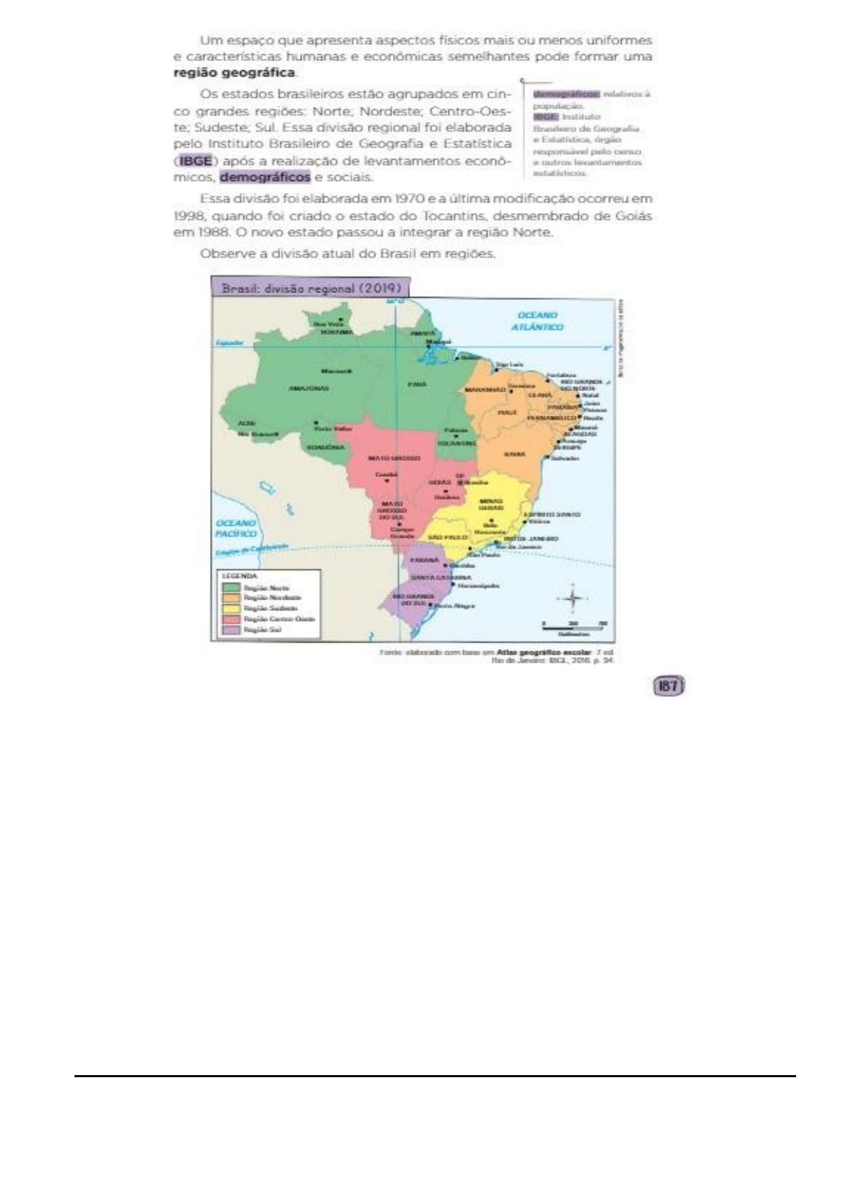 Atividade Geografia - 5 ano - Geografia