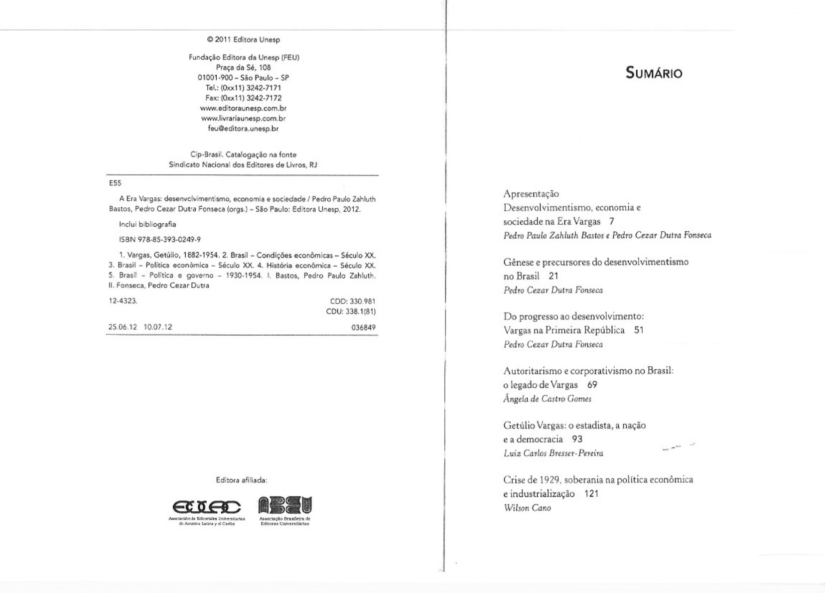 Pedro Fonseca Instituicoes e politica economica Brasil