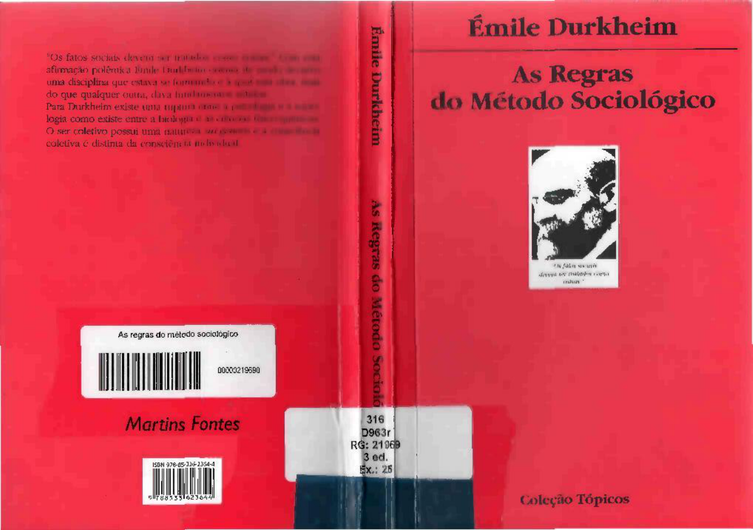 Durkheim- Fato Social - Introdução A Sociologia Da Violência