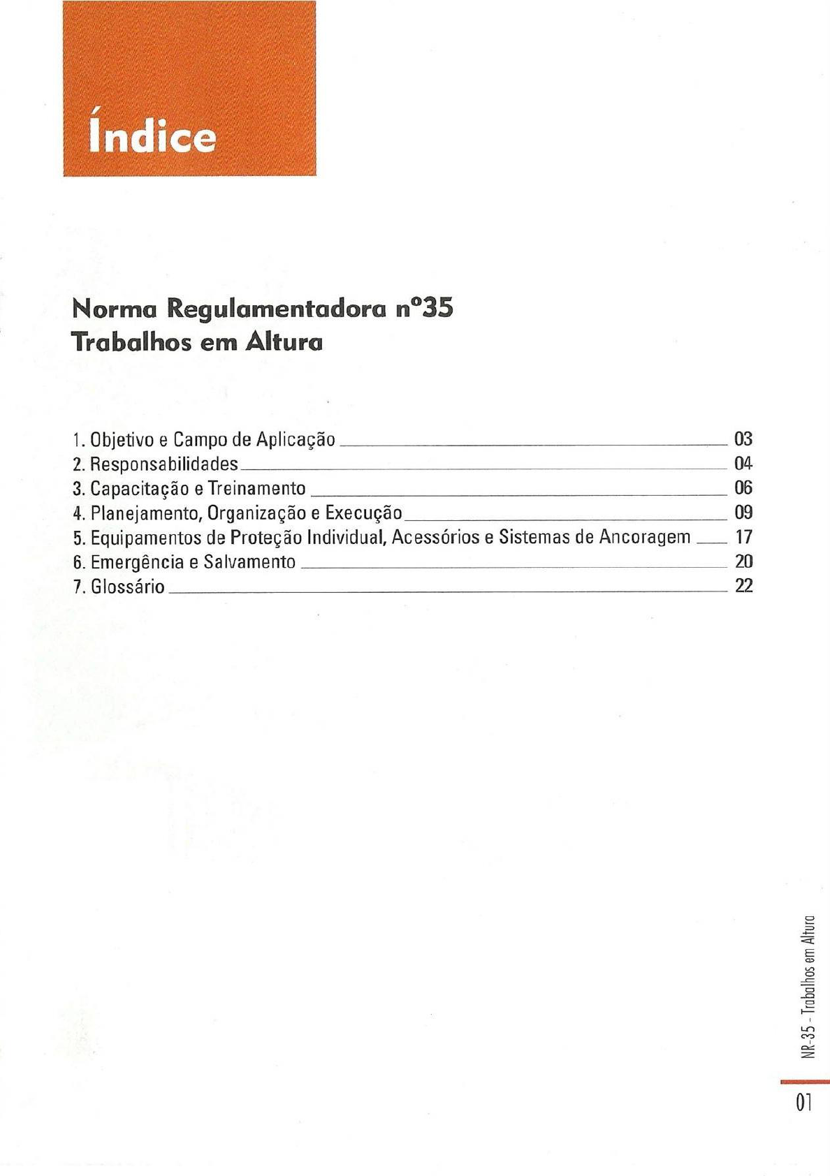 Cartilha De Segurança Nr 35 Trabalho Em Altura Segurança Do Trabalho 0314