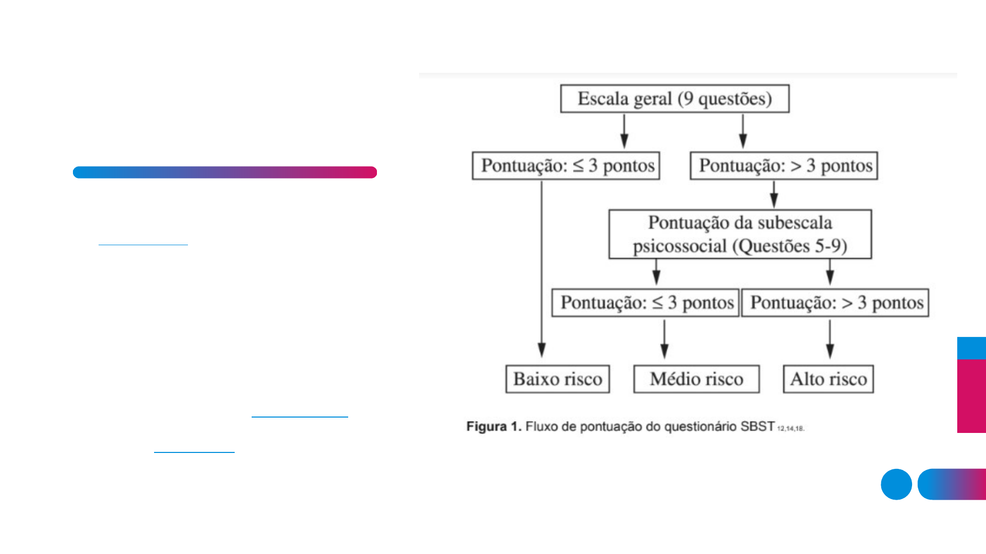 Resenha - Questionário STarT Back Screening Tool - Fisioterapia Ortopédica