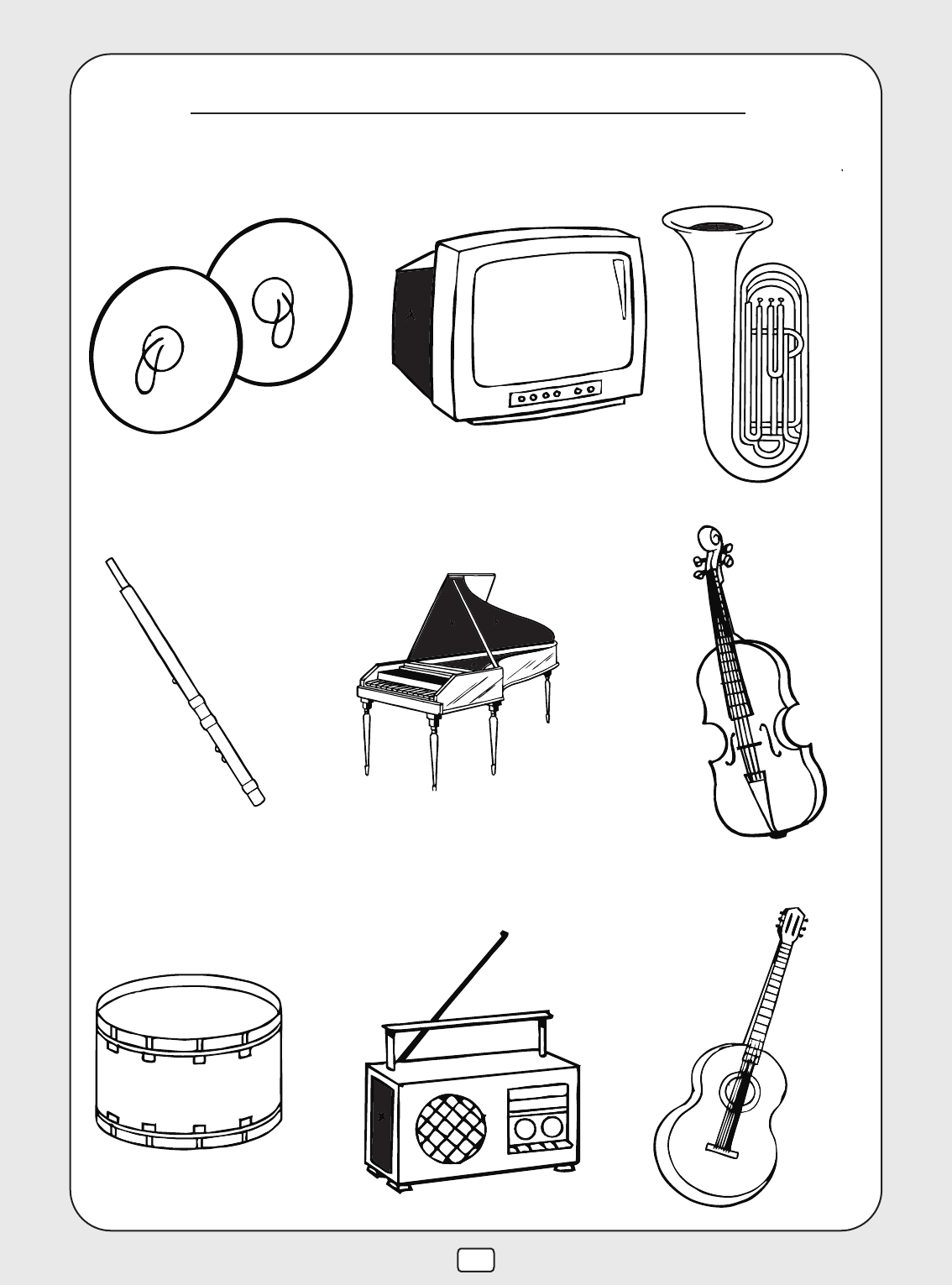 Atividade de Arte 7 ano- A Música no cotidiano worksheet