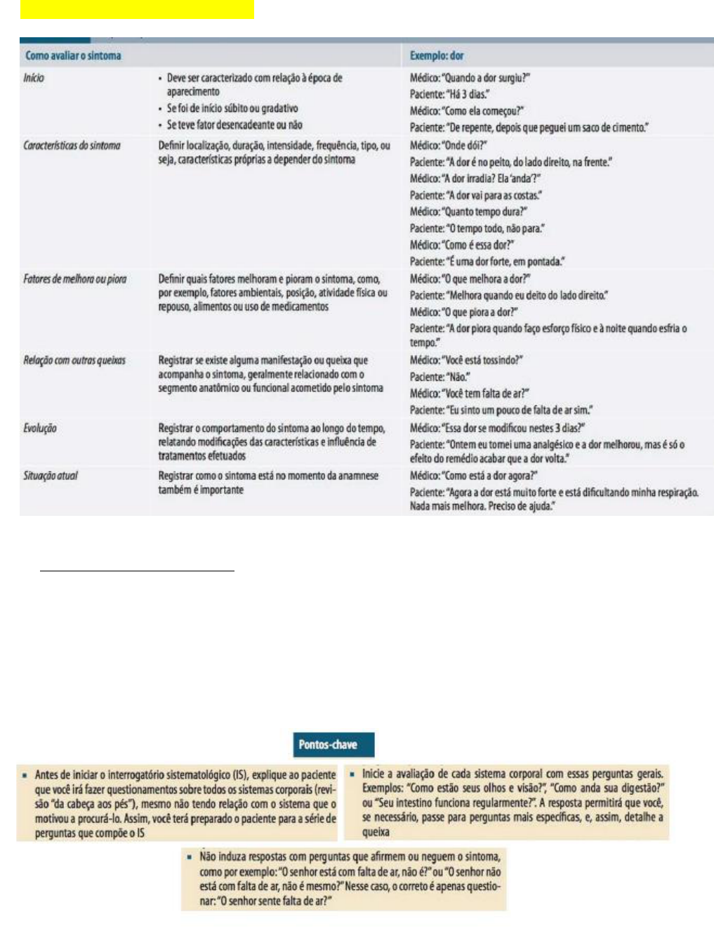 Anamnese - Semiologia Médica - Anamnese Anamnese: significa trazer de volta  à mente todos os fatos - Studocu