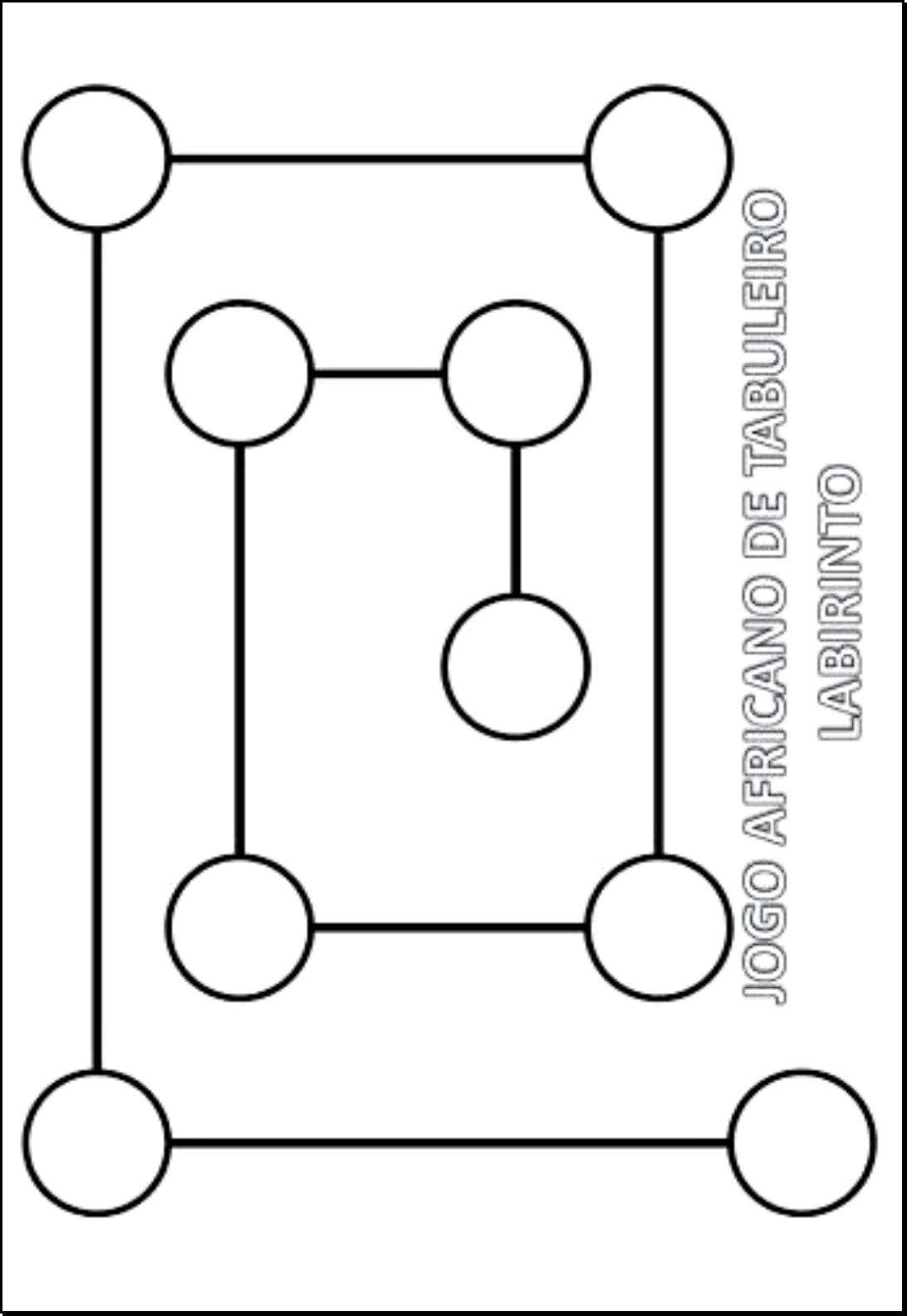 Jogo africano: LABIRINTO 