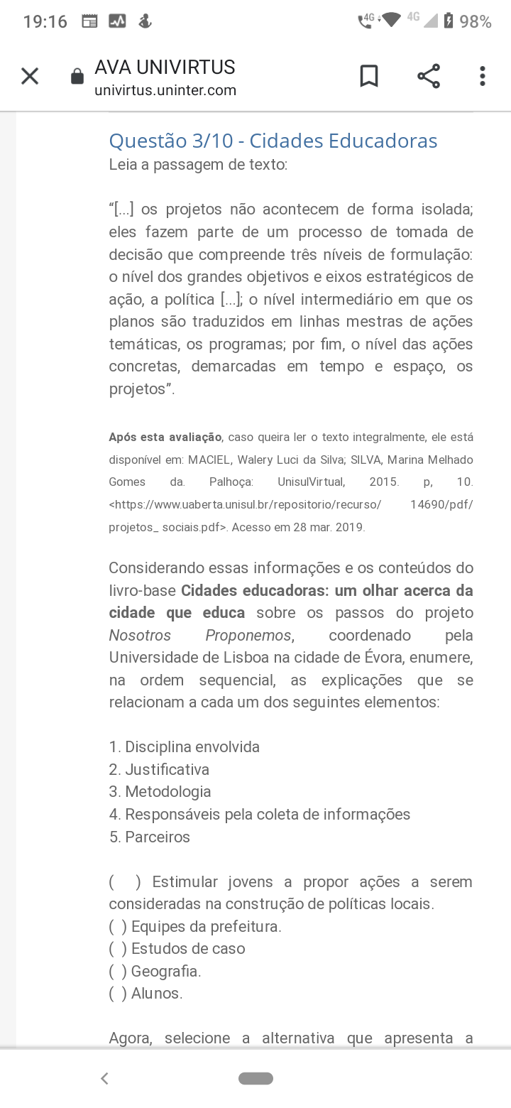 Cidades Educadoras - Cidades Educadoras