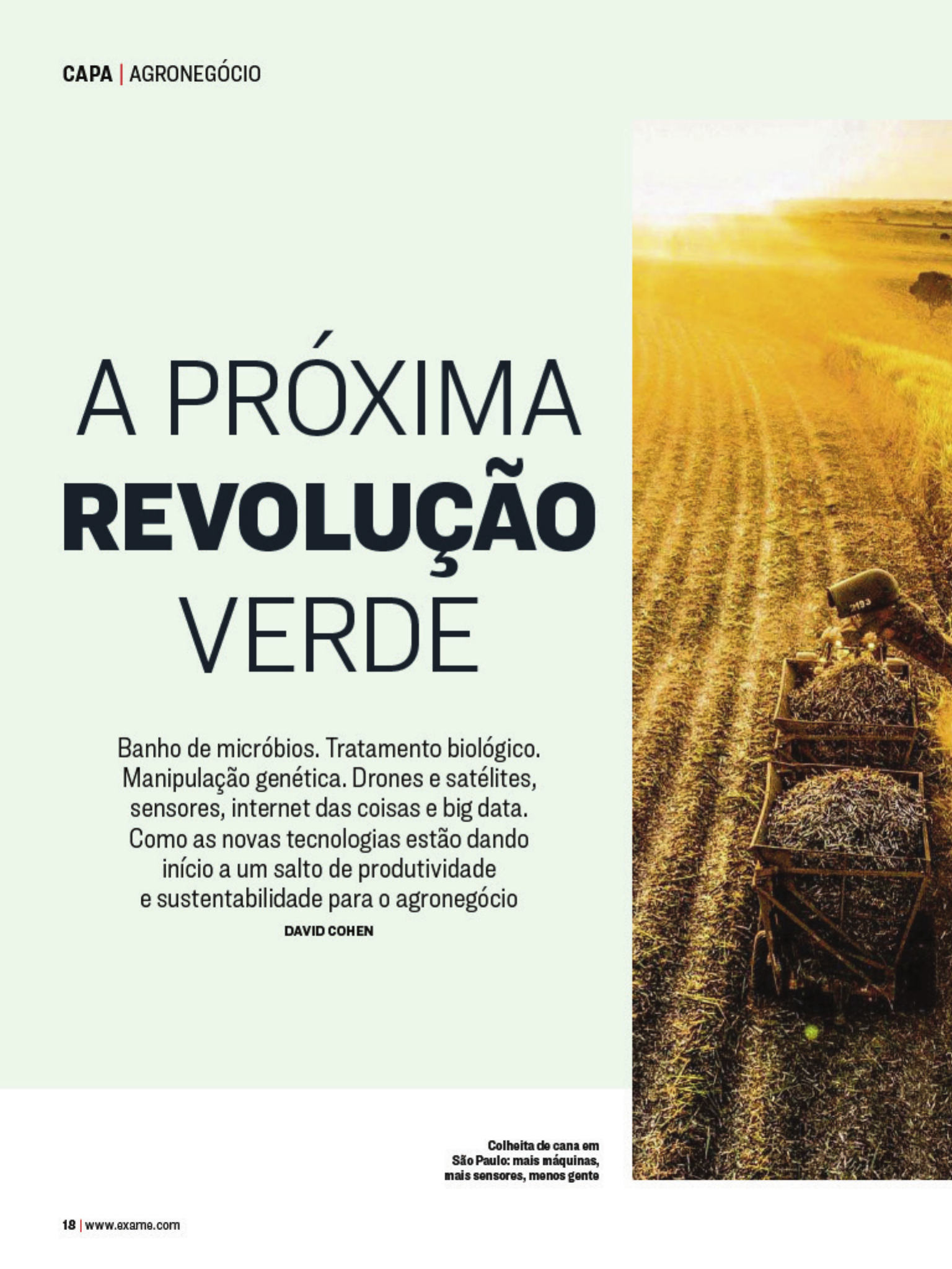 A Pr Xima Revolu O Verde Revista Exame Agronomia