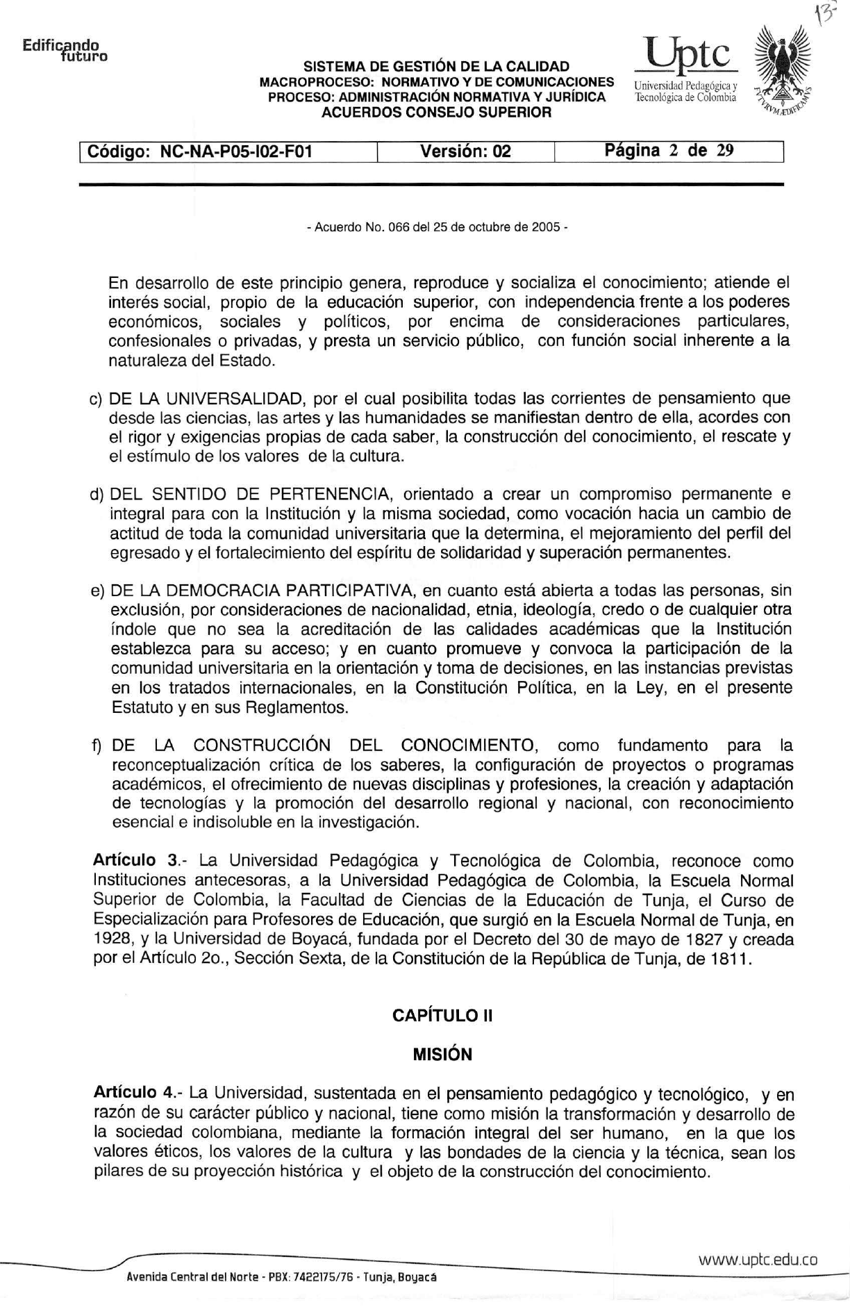 Acuerdo0662005 Resumos