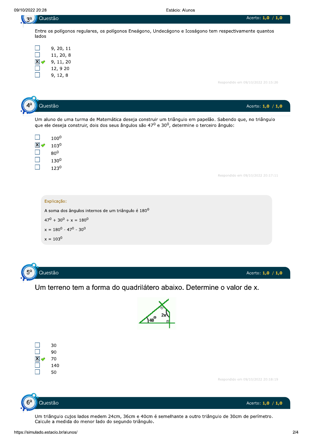 Simulado 1 Geometria Desenho Técnico E Design Desenho Técnico E Geometria Descritiva 8829