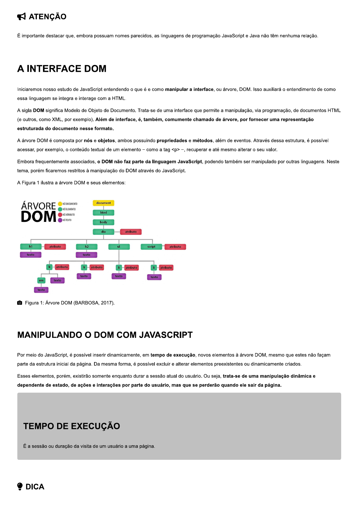 linguagem javascript - Desenvolvimento Web, Php, Html,css
