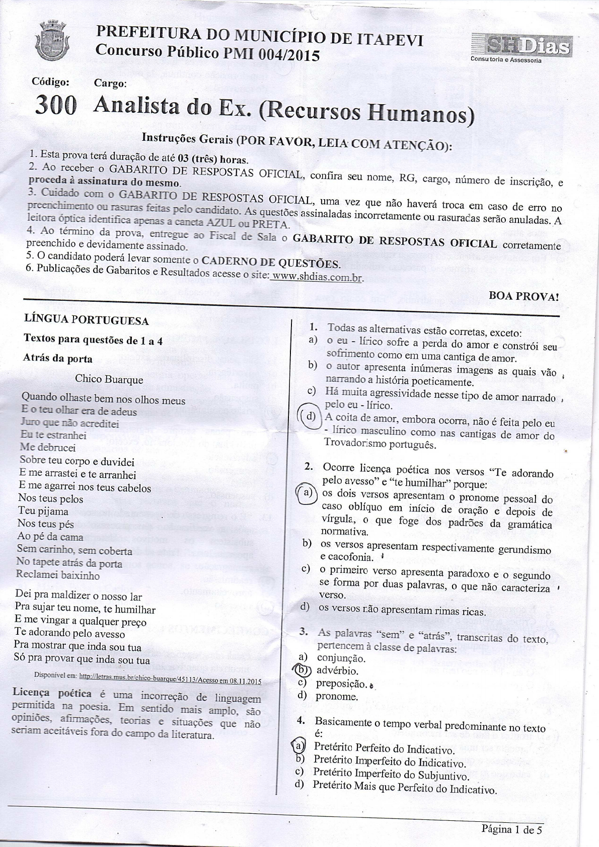 C) Por que há essa predominancia? texto de tempos verbais quem