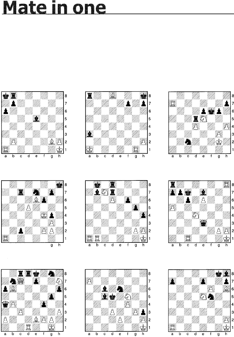 Checkmate in 6-9 Moves : A collection of 444 chess puzzles with solutions