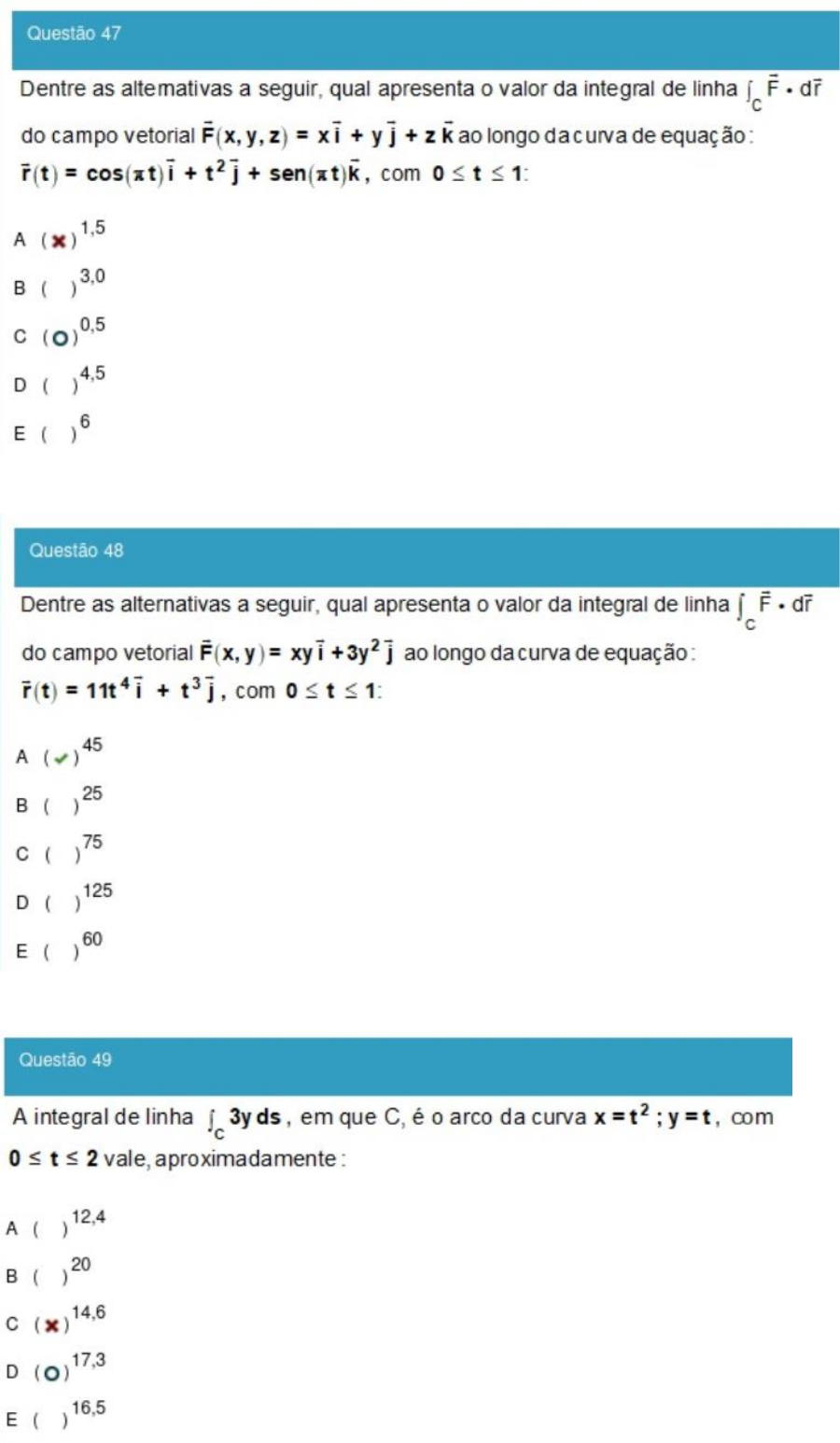 Prova Calculo Diferencial E Integral Iii 2021 Cálculo Iii