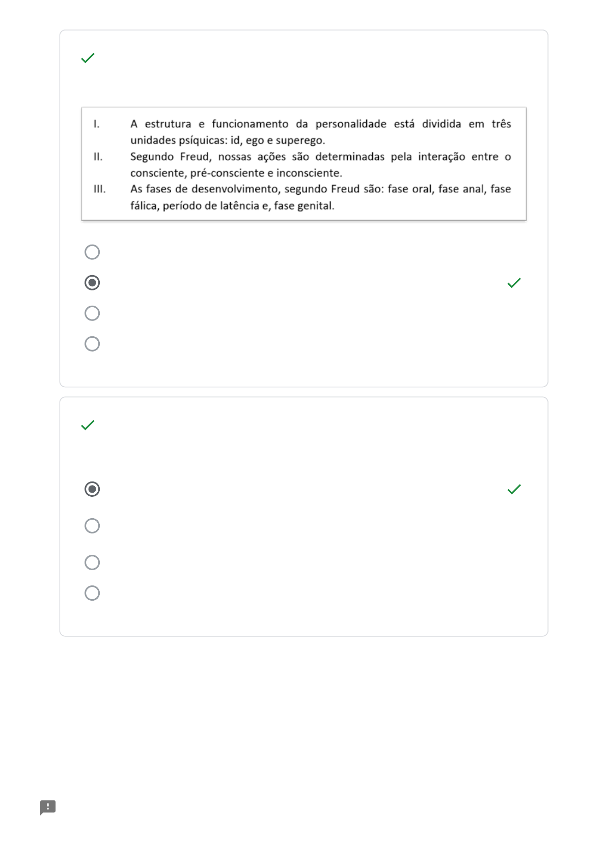 Lista de Exerc cios Freud Skinner Piaget Vygotsky Wallon e