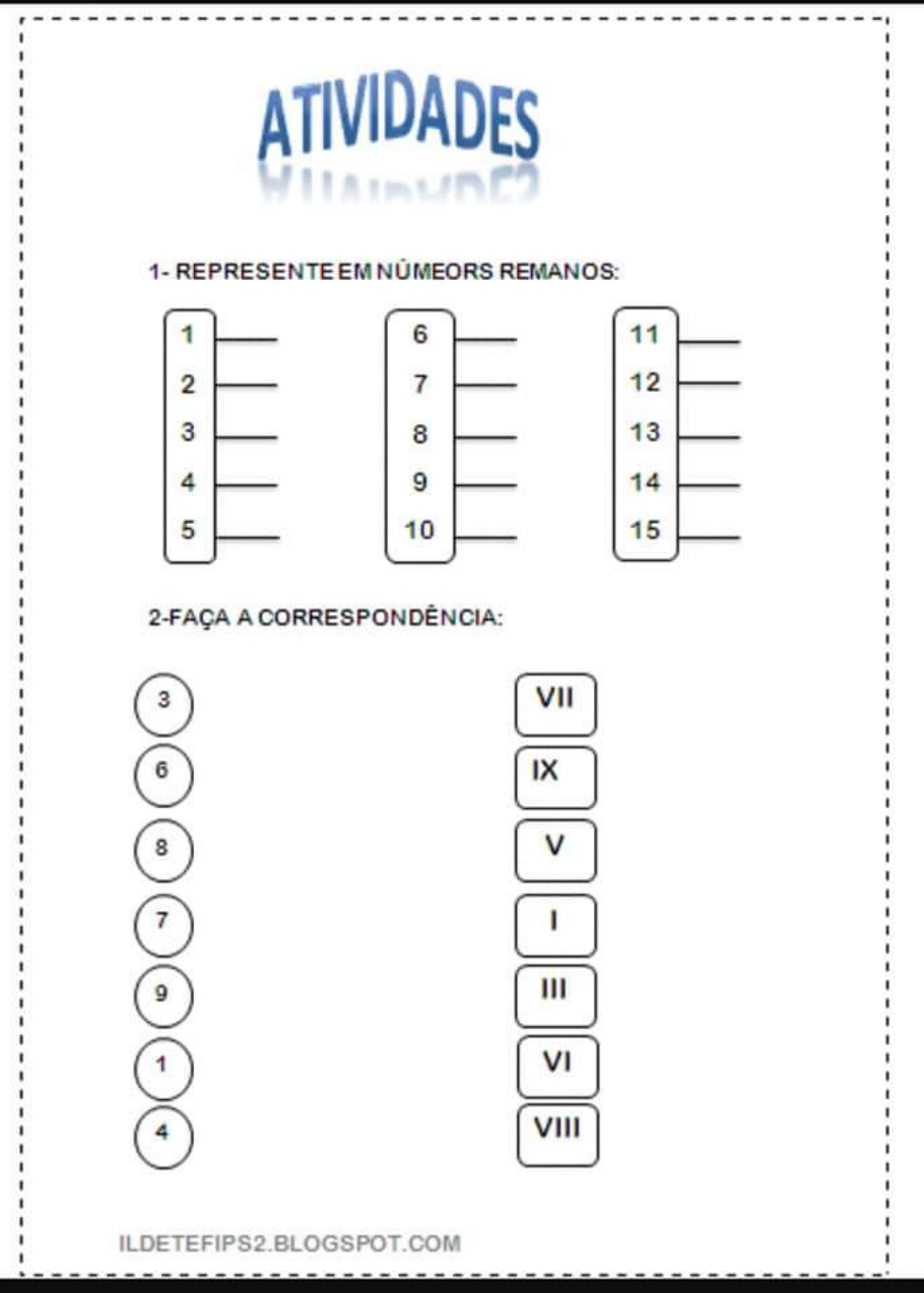 Sistema De Numeração Romana Para Criancas Matemática 4376