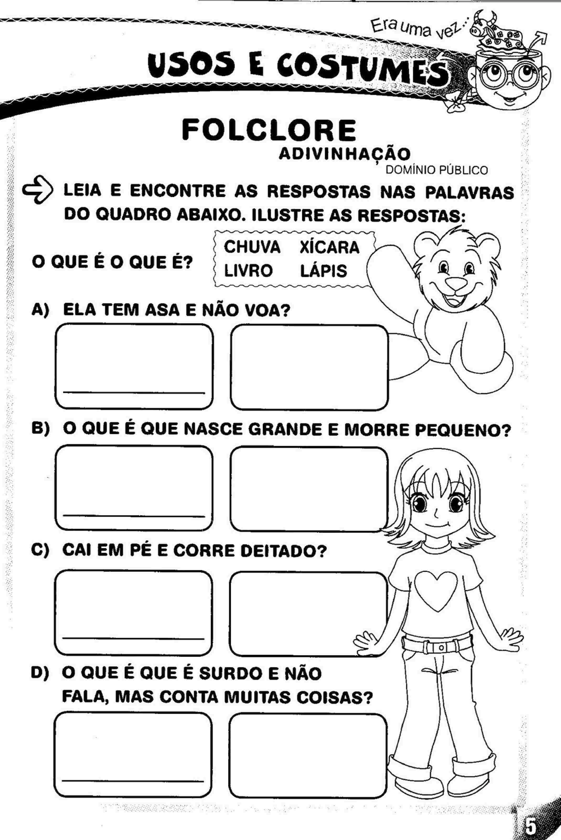 Desenhos para colorir de desenho de uma bruxa feia comendo uma